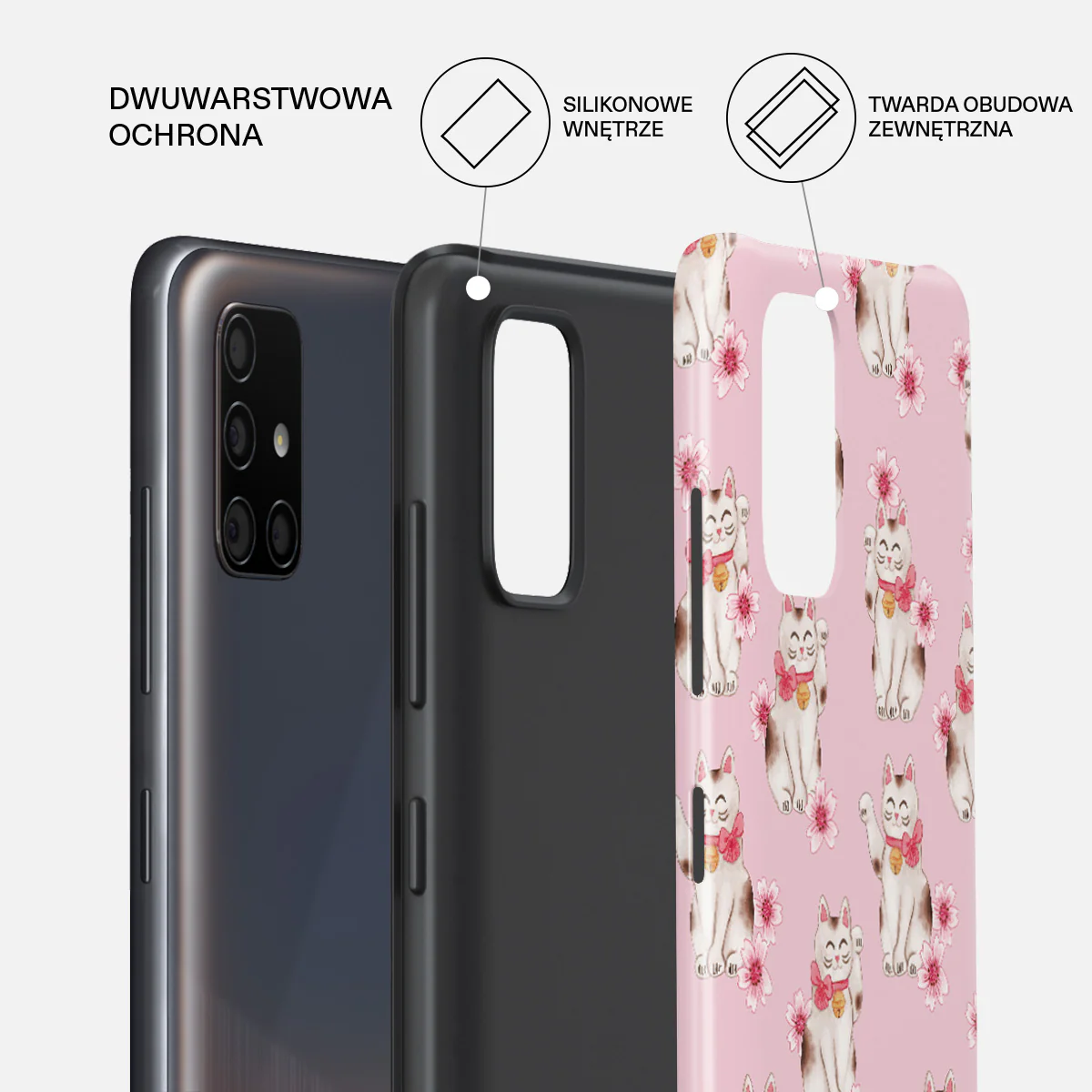 Maneki Neko - Samsung Galaxy A51 4G Etui - Image 2