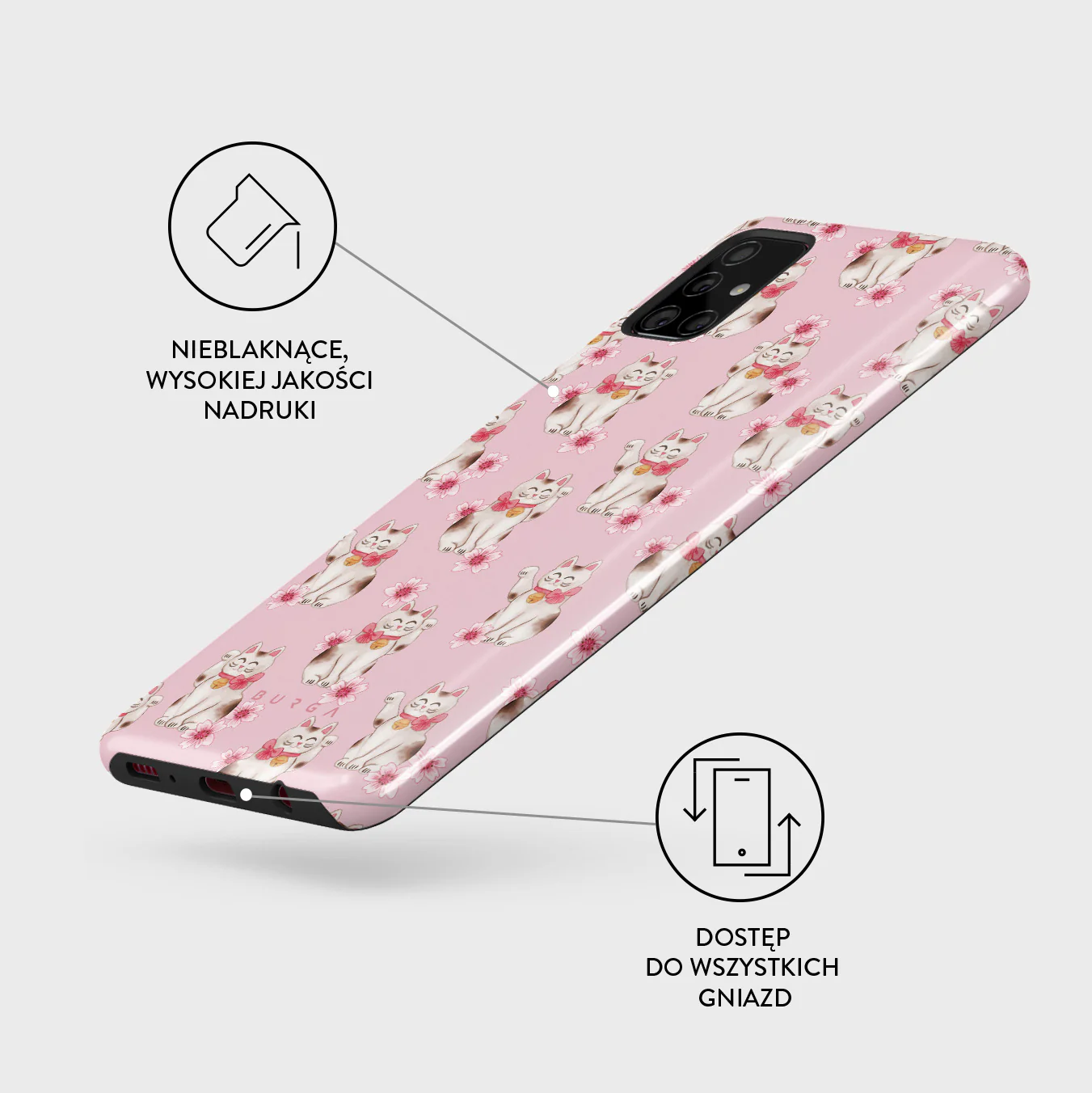 Maneki Neko - Samsung Galaxy A51 4G Etui - Image 3
