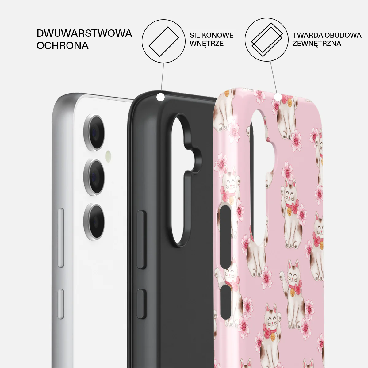 Maneki Neko - Samsung Galaxy A54 Etui - Image 2
