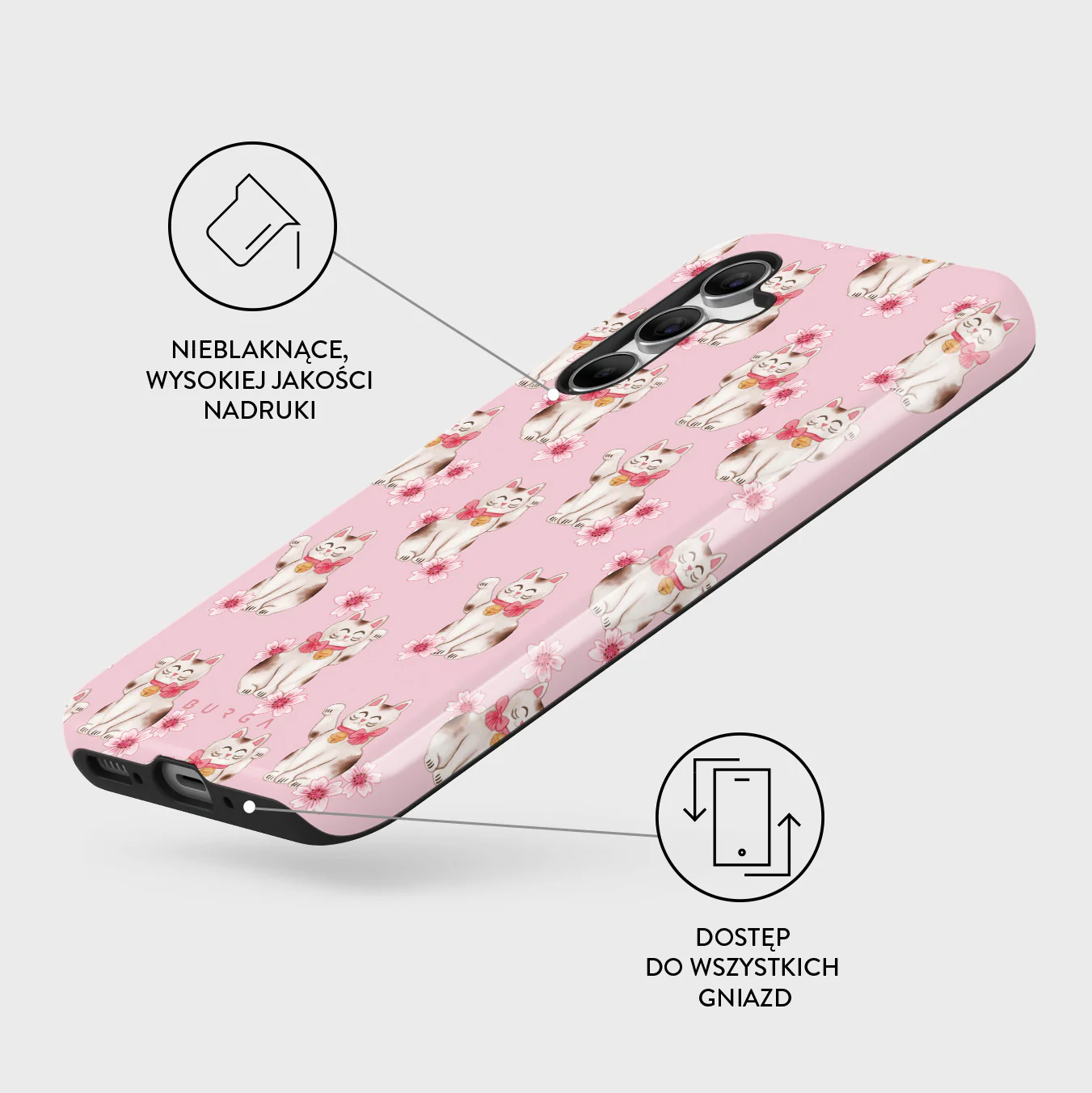 Maneki Neko - Samsung Galaxy A54 Etui - Image 3