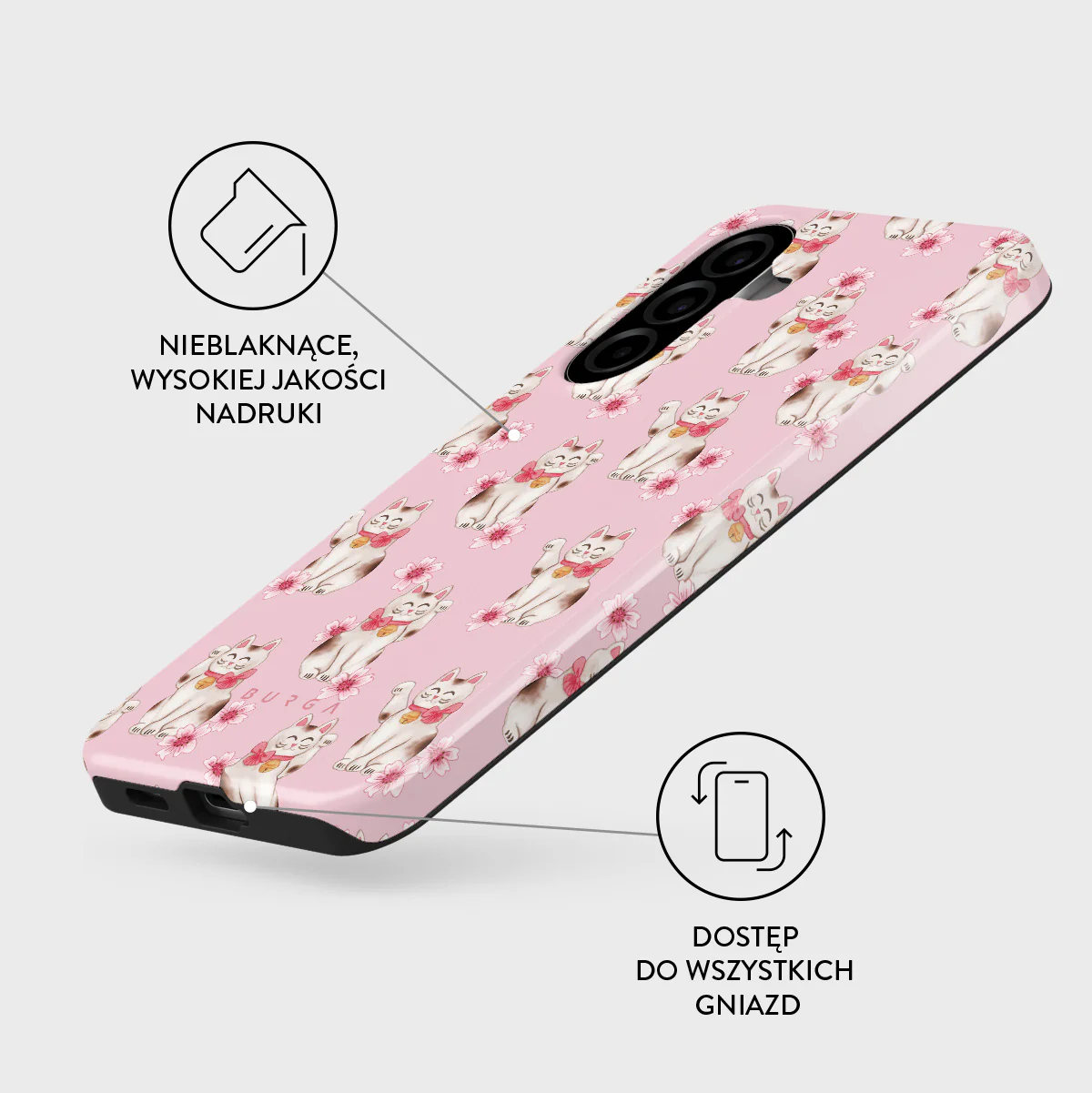 Maneki Neko - Samsung Galaxy A57 5G Etui - Image 3