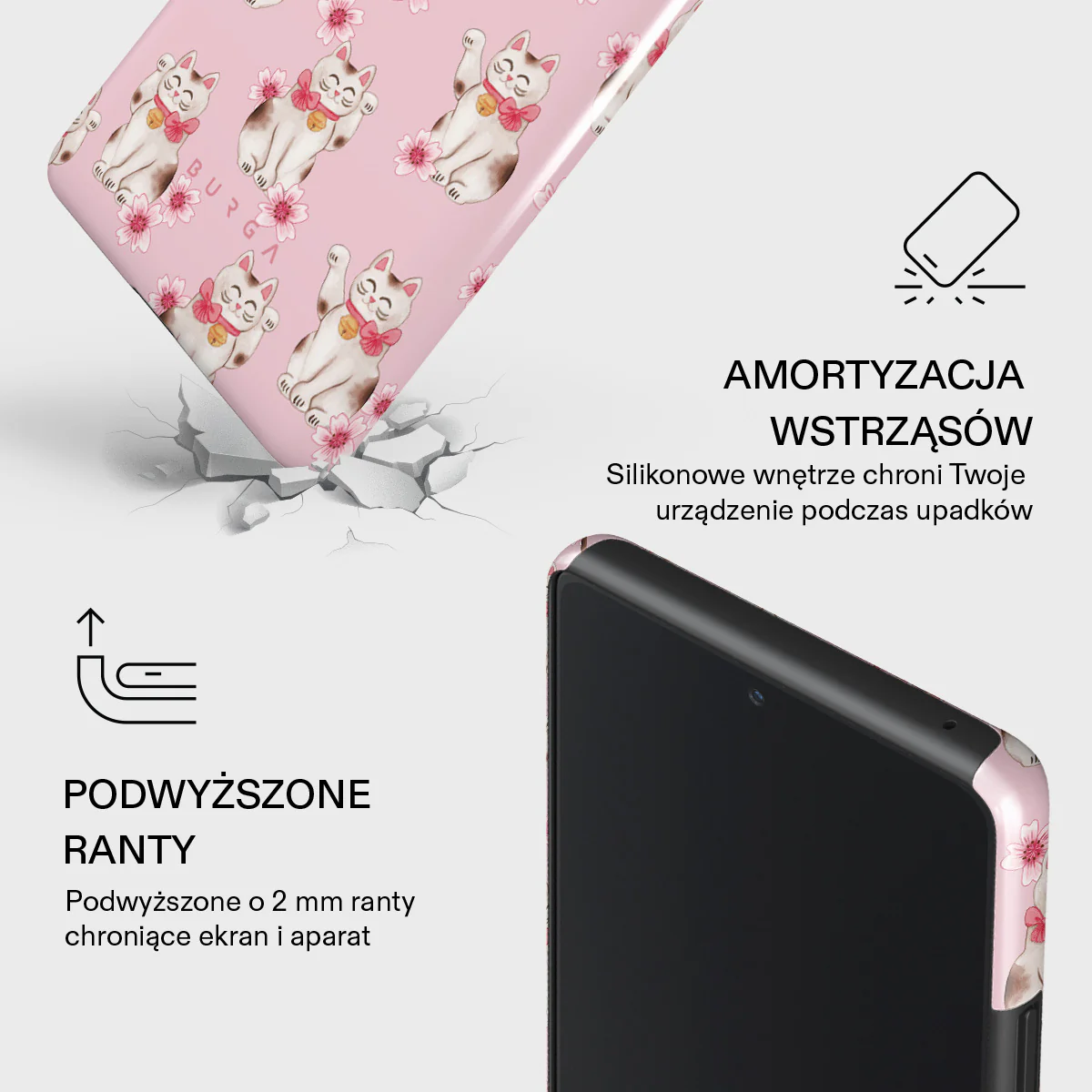 Maneki Neko - Samsung Galaxy A72 4G / 5G Etui - Image 8