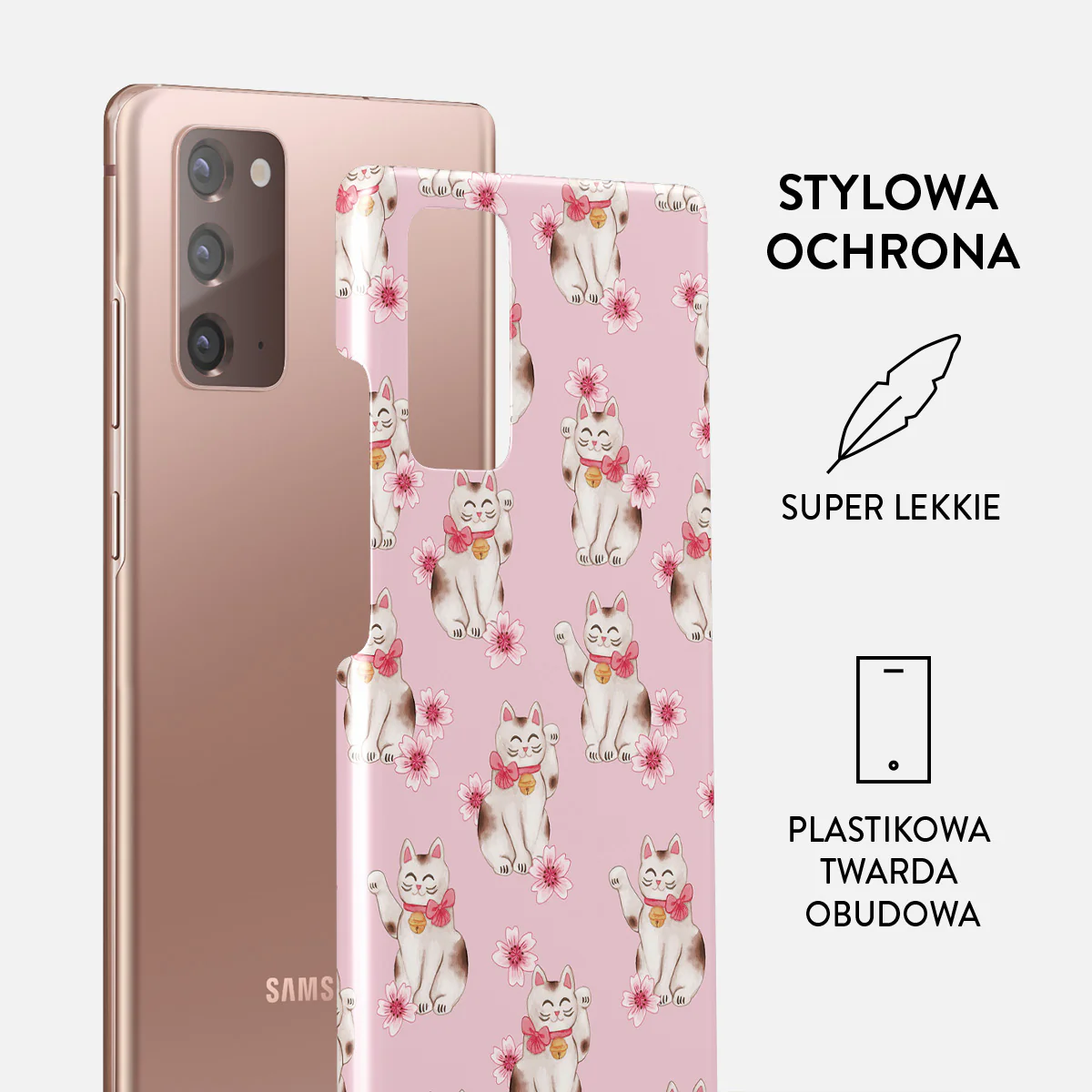 Maneki Neko - Samsung Galaxy Note 20 4G / 5G Etui - Image 2
