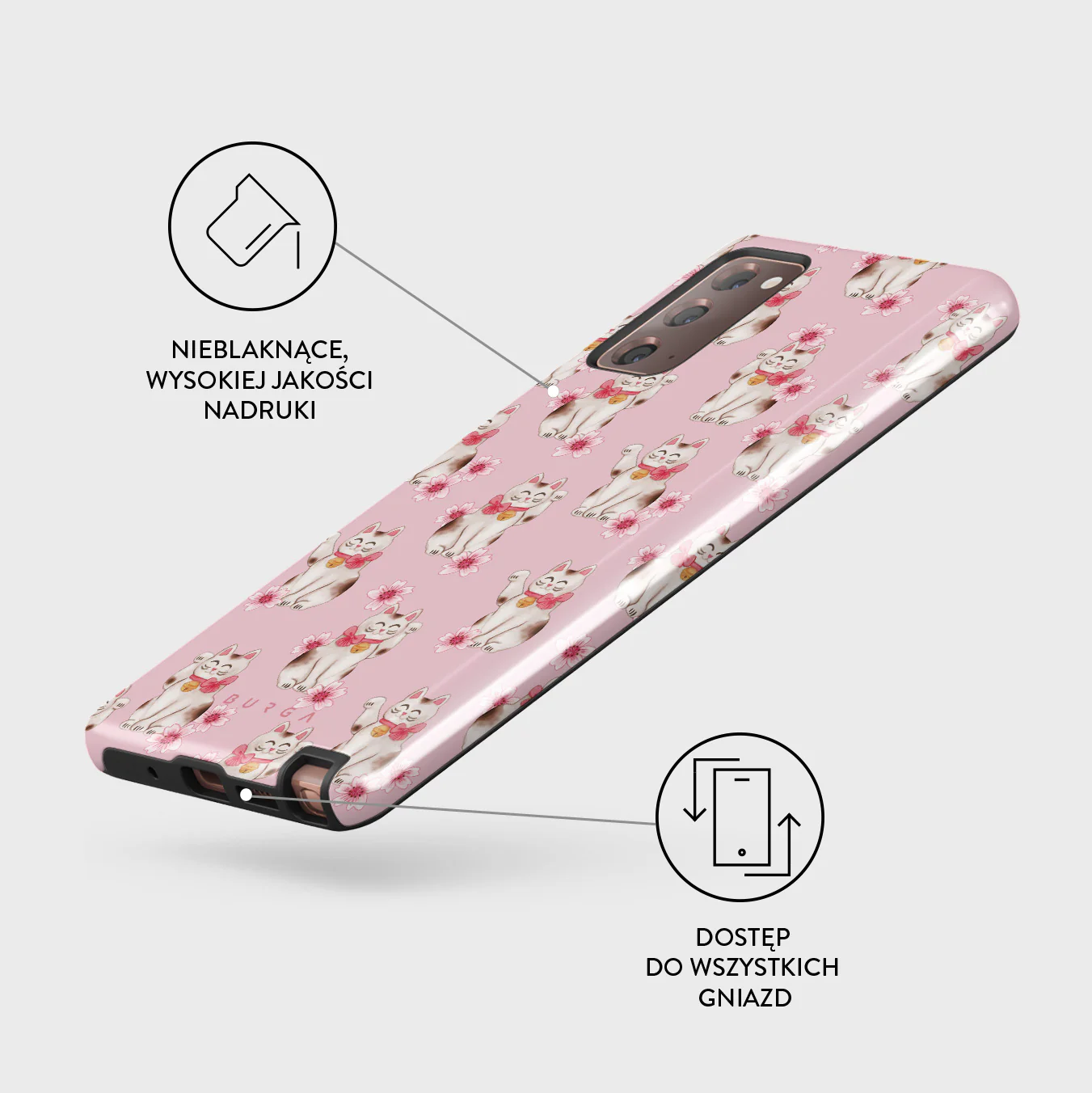 Maneki Neko - Samsung Galaxy Note 20 4G / 5G Etui - Image 7