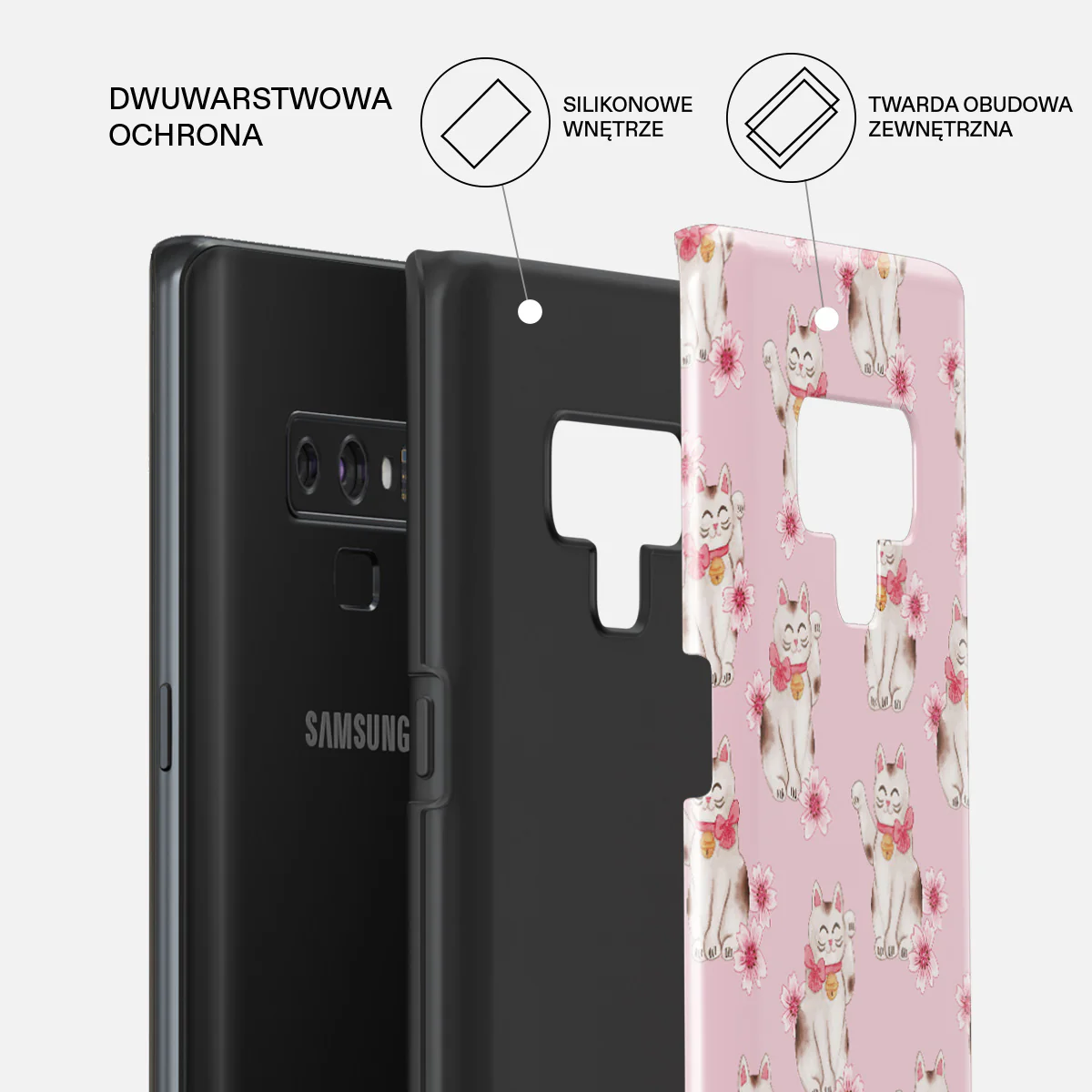 Maneki Neko - Samsung Galaxy Note 9 Etui - Image 6
