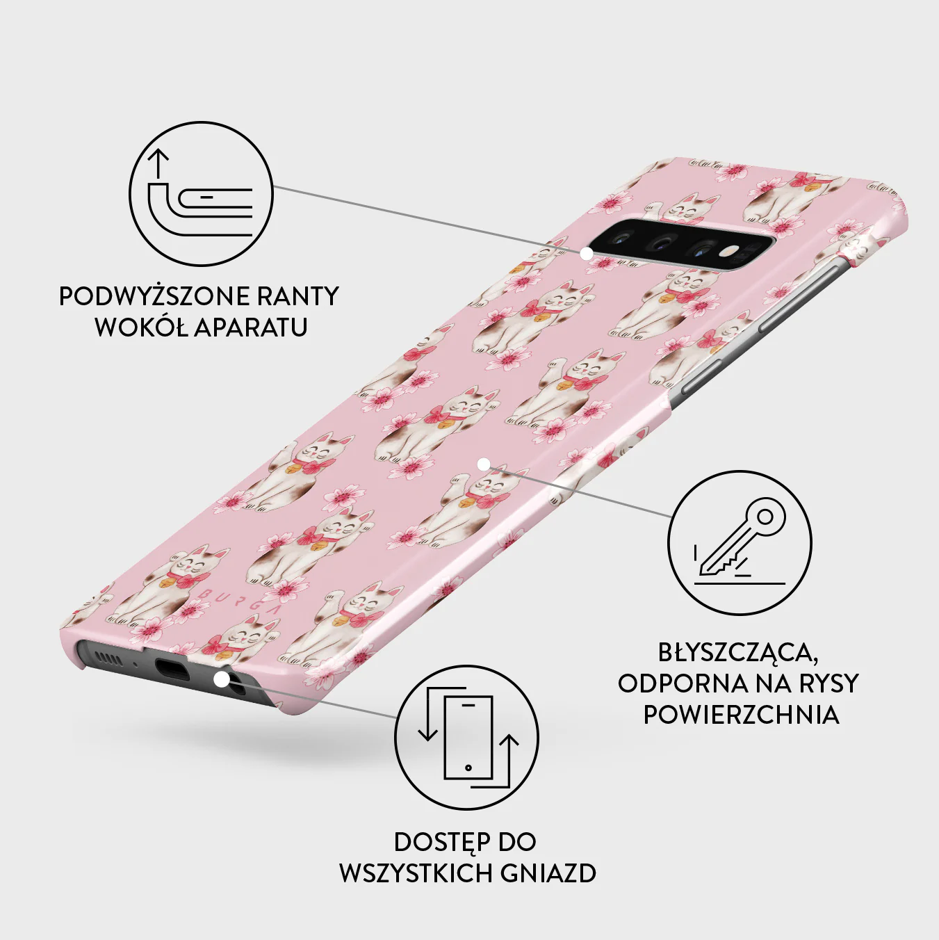 Maneki Neko - Samsung Galaxy S10 Plus Etui - Image 3