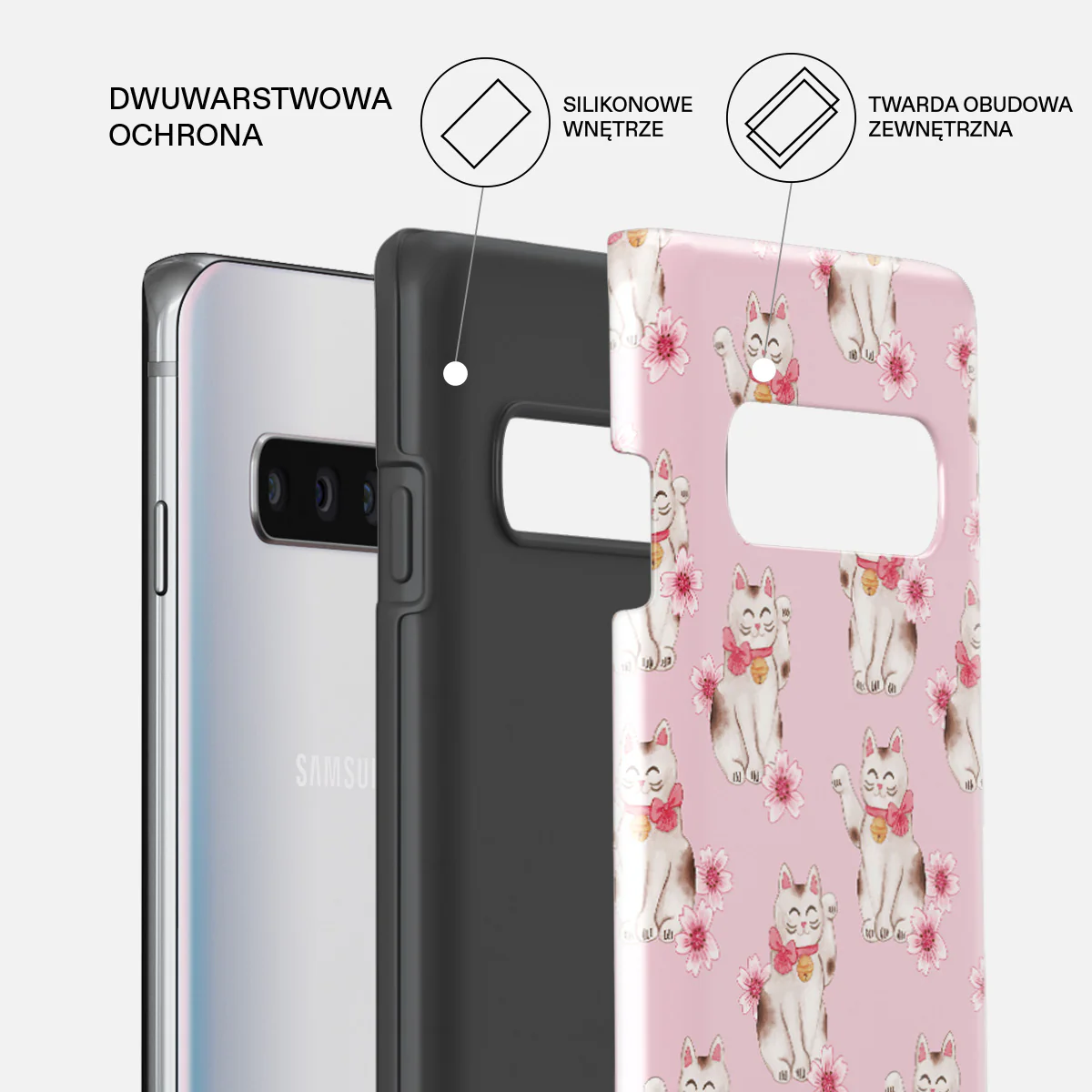Maneki Neko - Samsung Galaxy S10 Plus Etui - Image 6