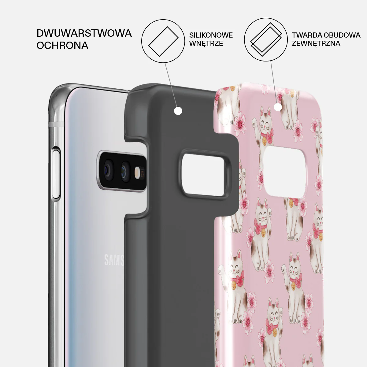 Maneki Neko - Samsung Galaxy S10E Etui - Image 2
