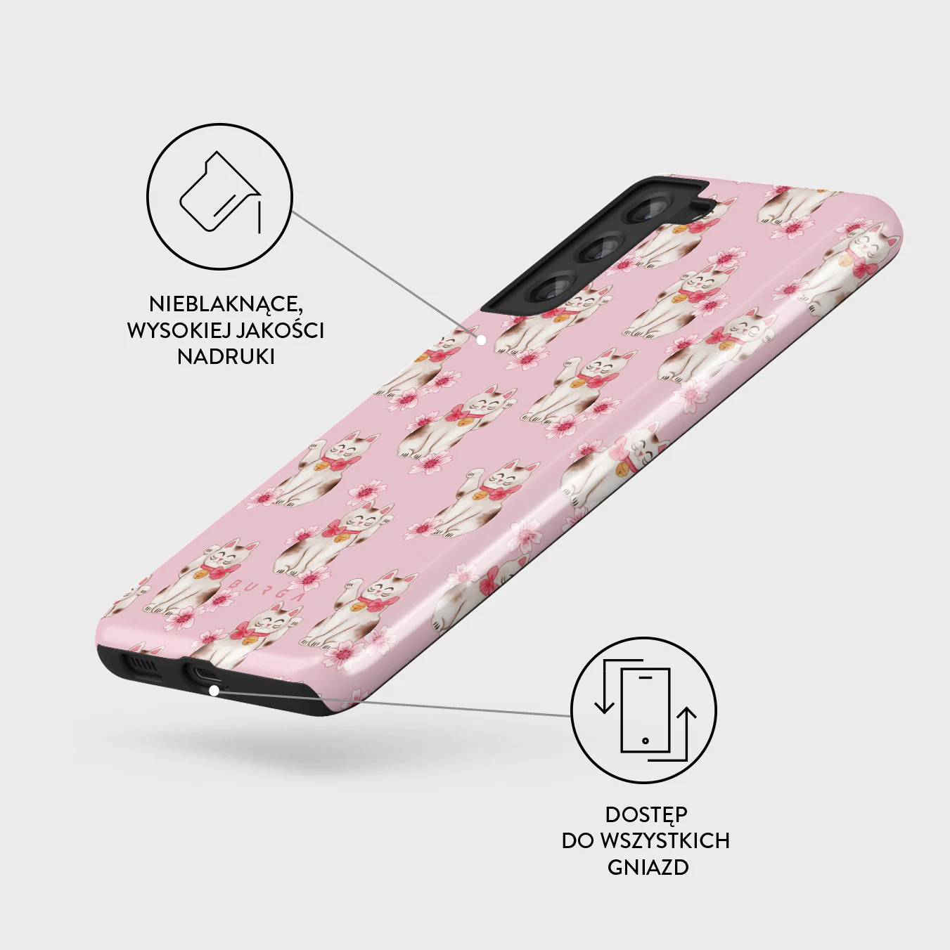 Maneki Neko - Samsung Galaxy S21 FE Etui - Image 3
