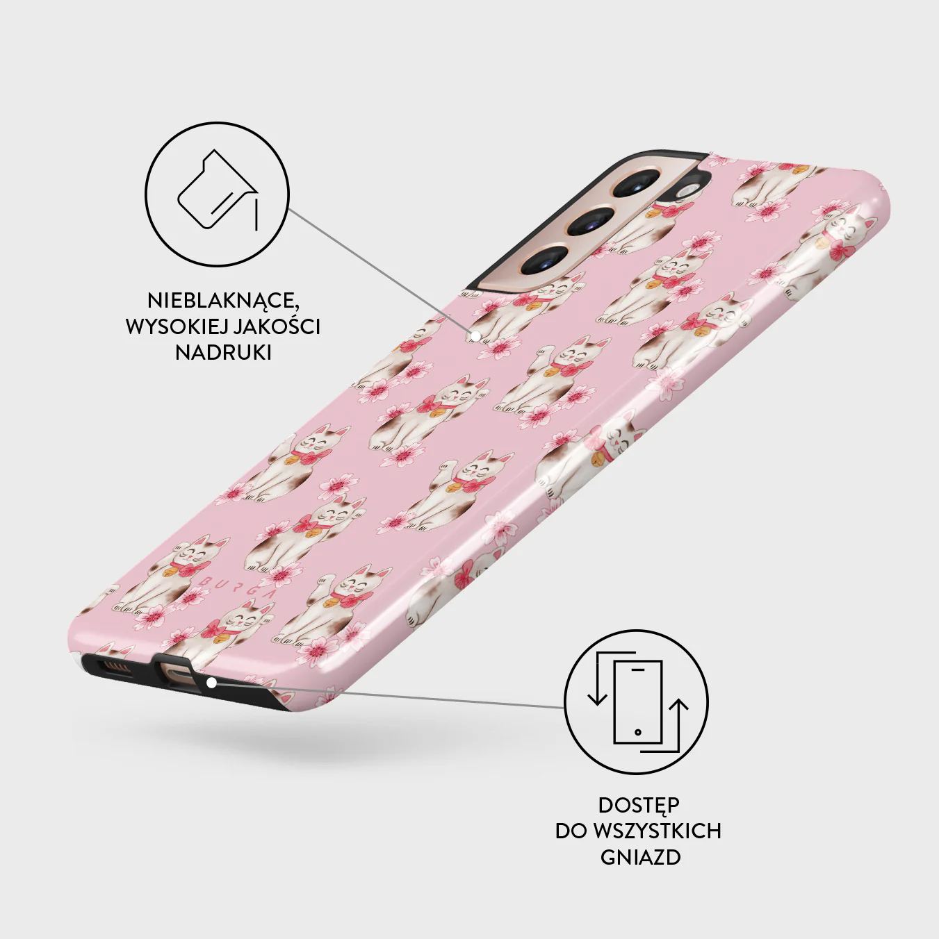 Maneki Neko - Samsung Galaxy S21 Plus Etui - Image 3