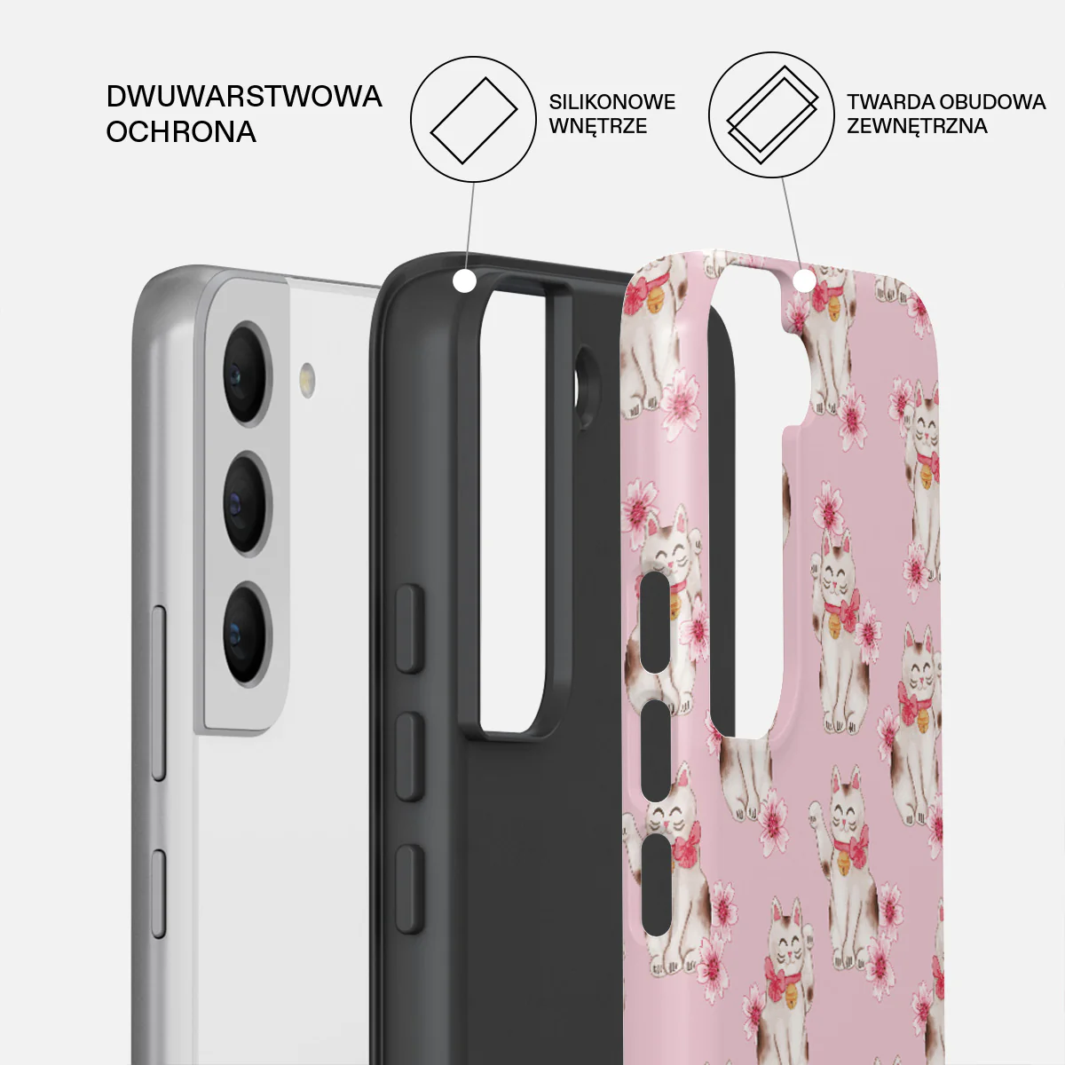Maneki Neko - Samsung Galaxy S22 Etui - Image 2