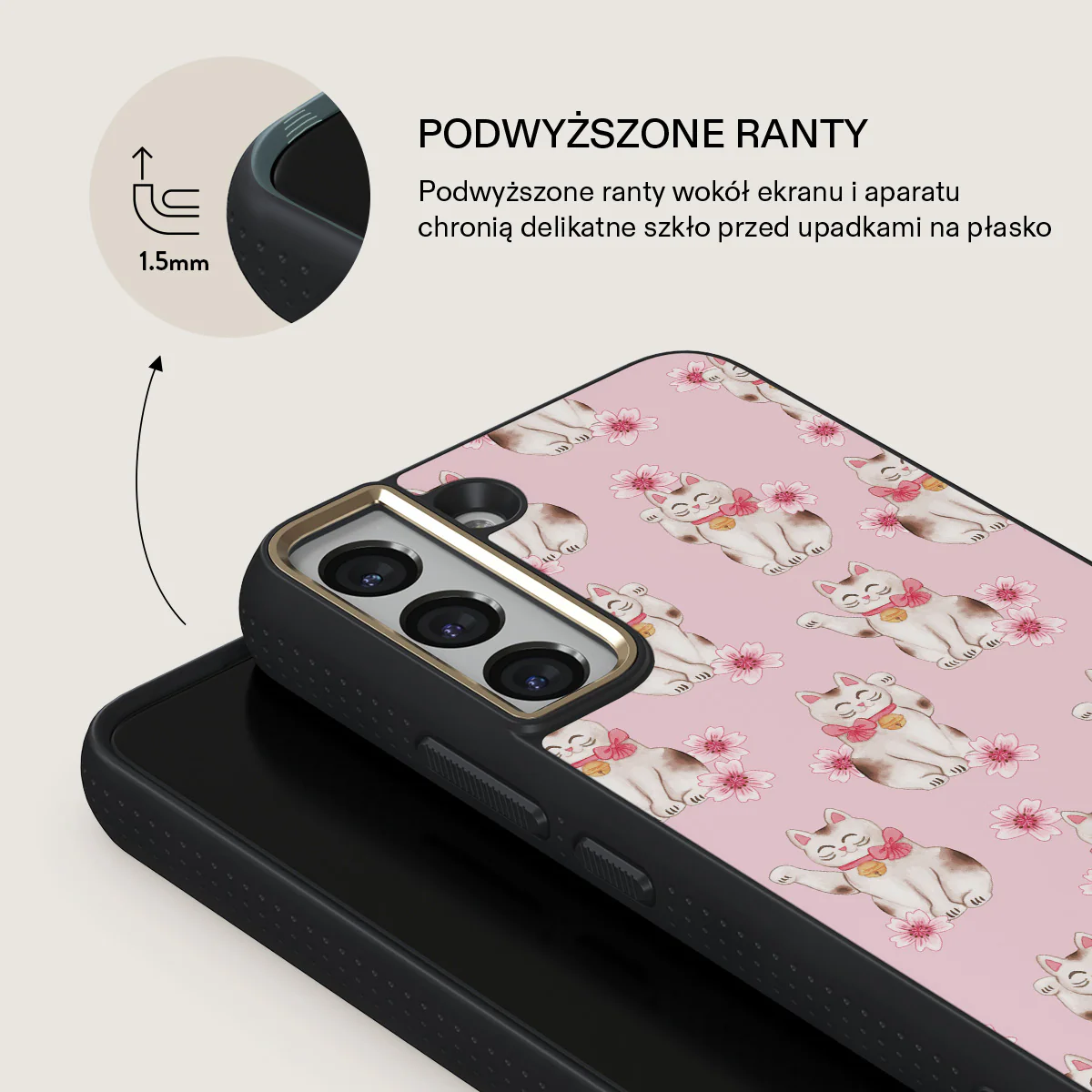 Maneki Neko - Samsung Galaxy S22 Etui - Image 8