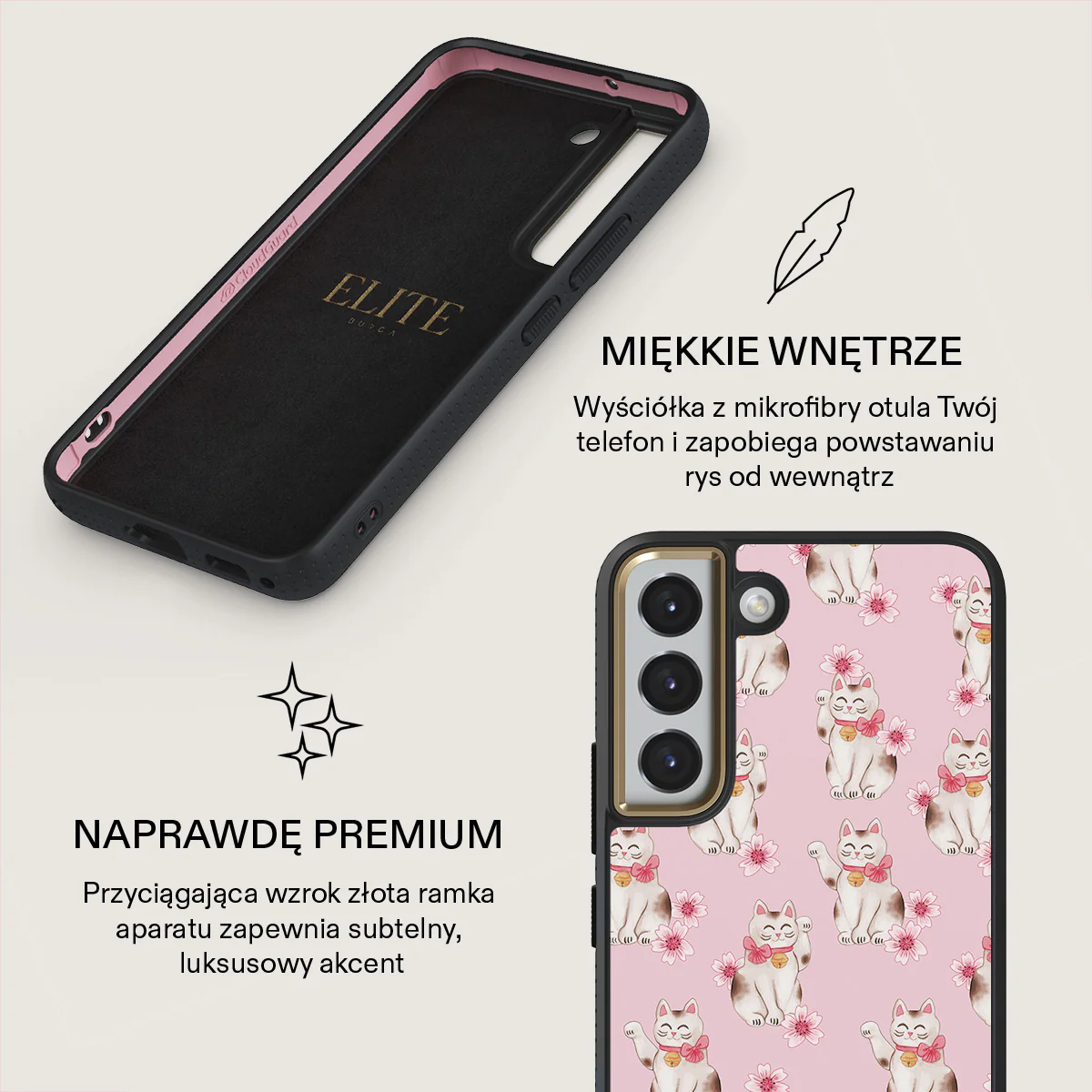 Maneki Neko - Samsung Galaxy S22 Plus Etui - Image 10
