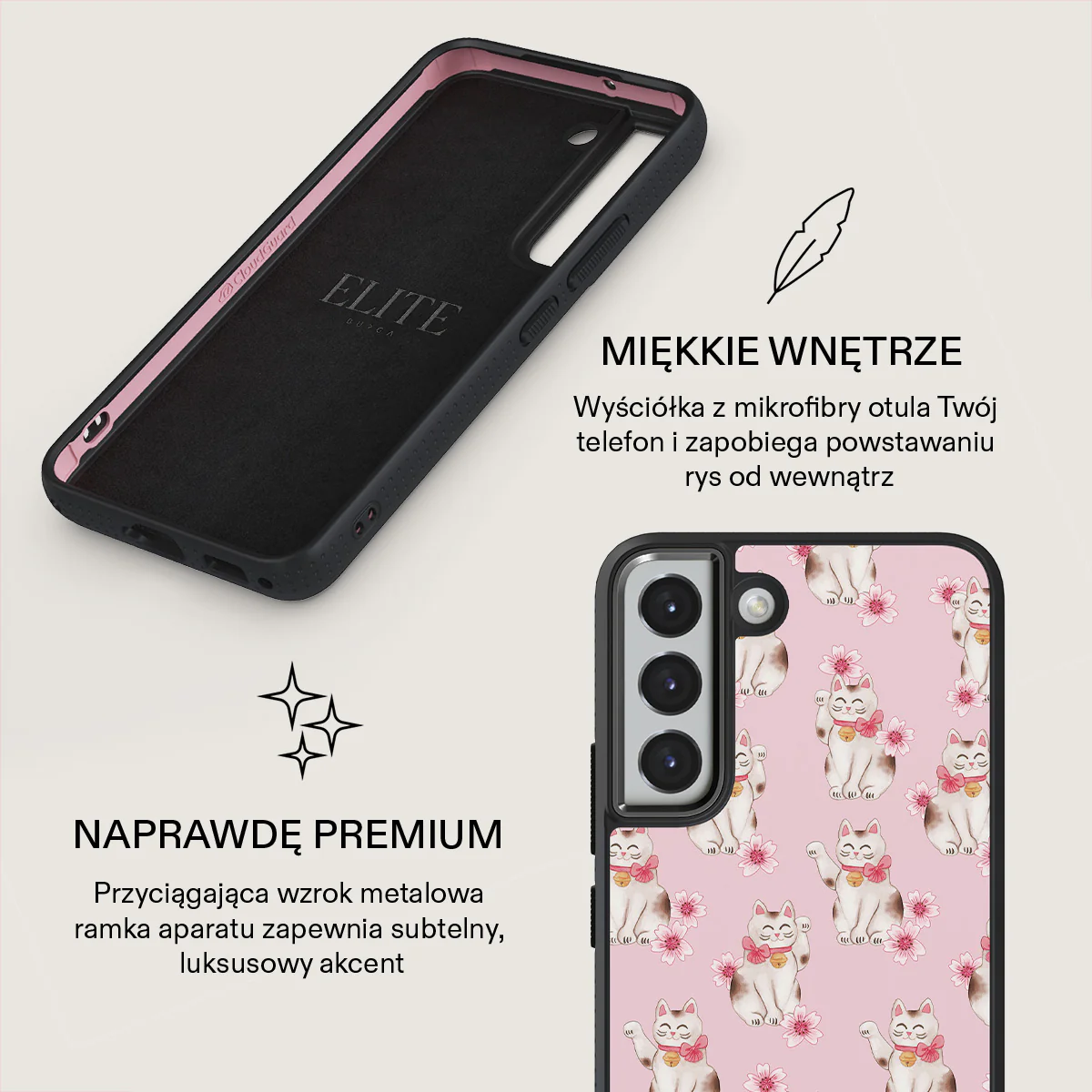 Maneki Neko - Samsung Galaxy S22 Plus Etui - Image 17