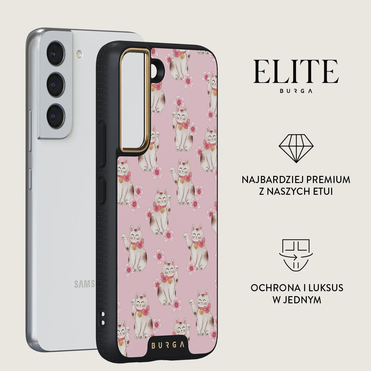 Maneki Neko - Samsung Galaxy S22 Plus Etui - Image 6