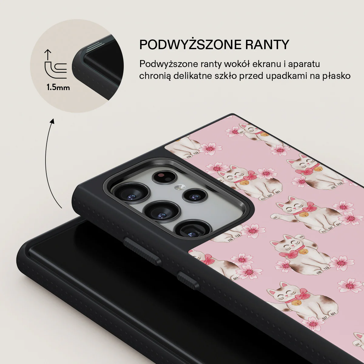 Maneki Neko - Samsung Galaxy S22 Ultra Etui - Image 15