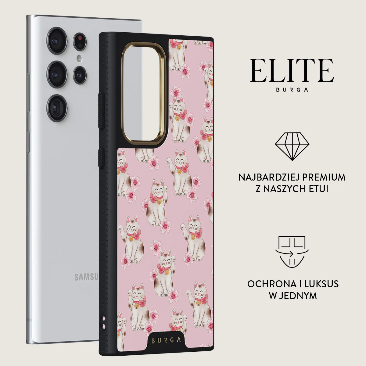 Maneki Neko - Samsung Galaxy S22 Ultra Etui - Image 6