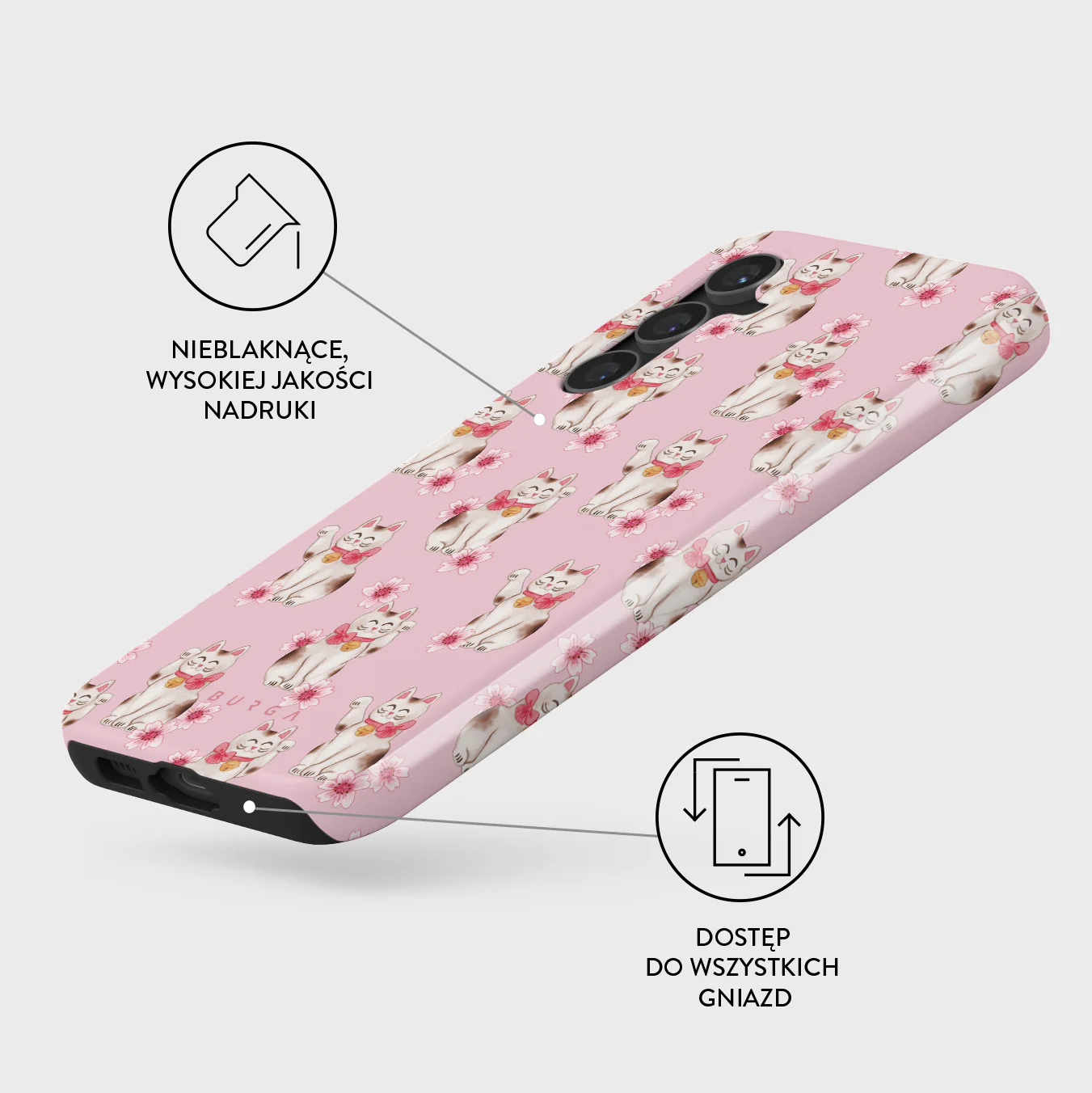 Maneki Neko - Samsung Galaxy S23 FE Etui - Image 3