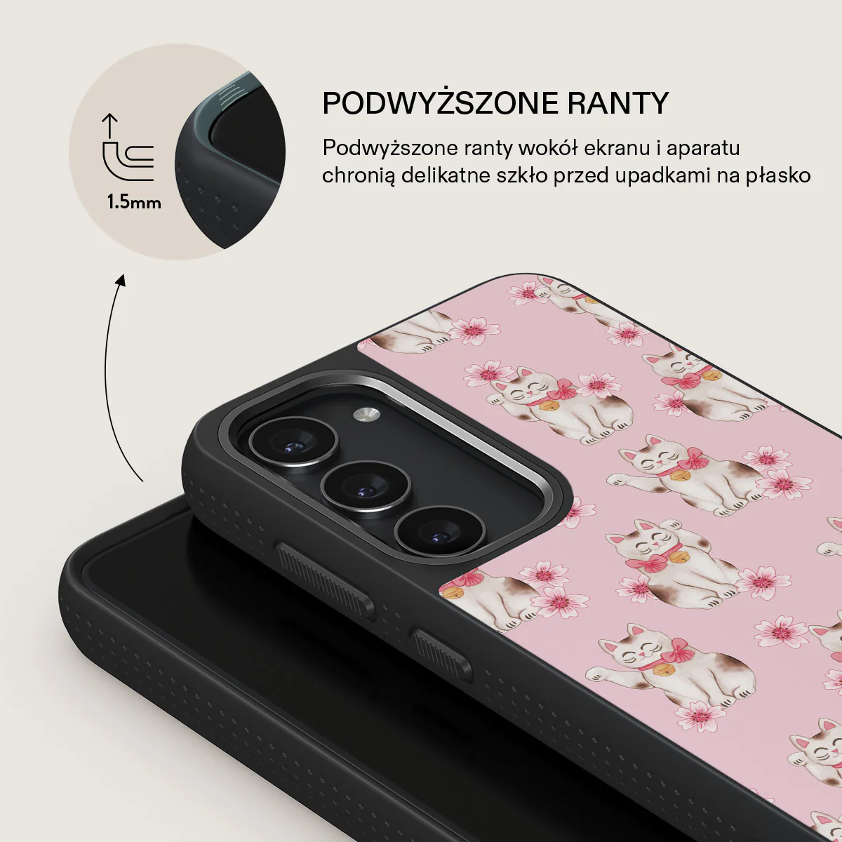 Maneki Neko - Samsung Galaxy S23 Plus Etui - Image 15
