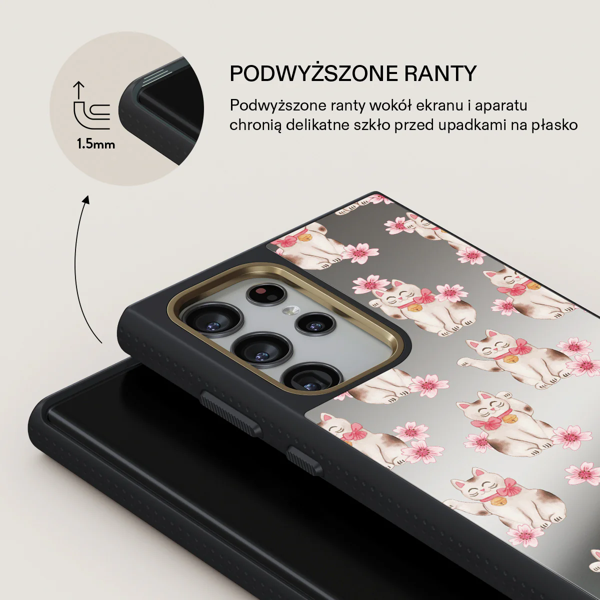 Maneki Neko - Samsung Galaxy S23 Ultra Etui - Image 30