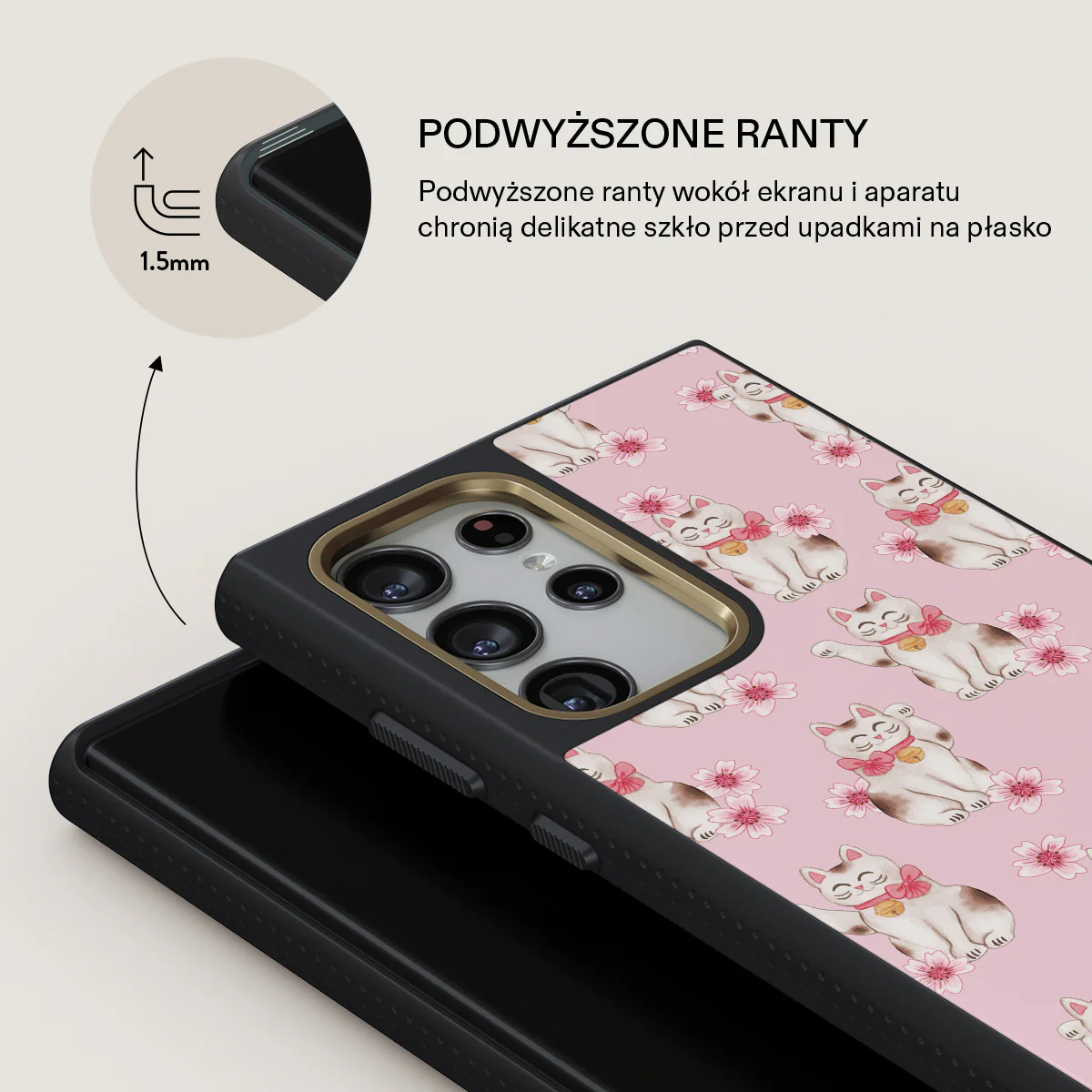 Maneki Neko - Samsung Galaxy S23 Ultra Etui - Image 8