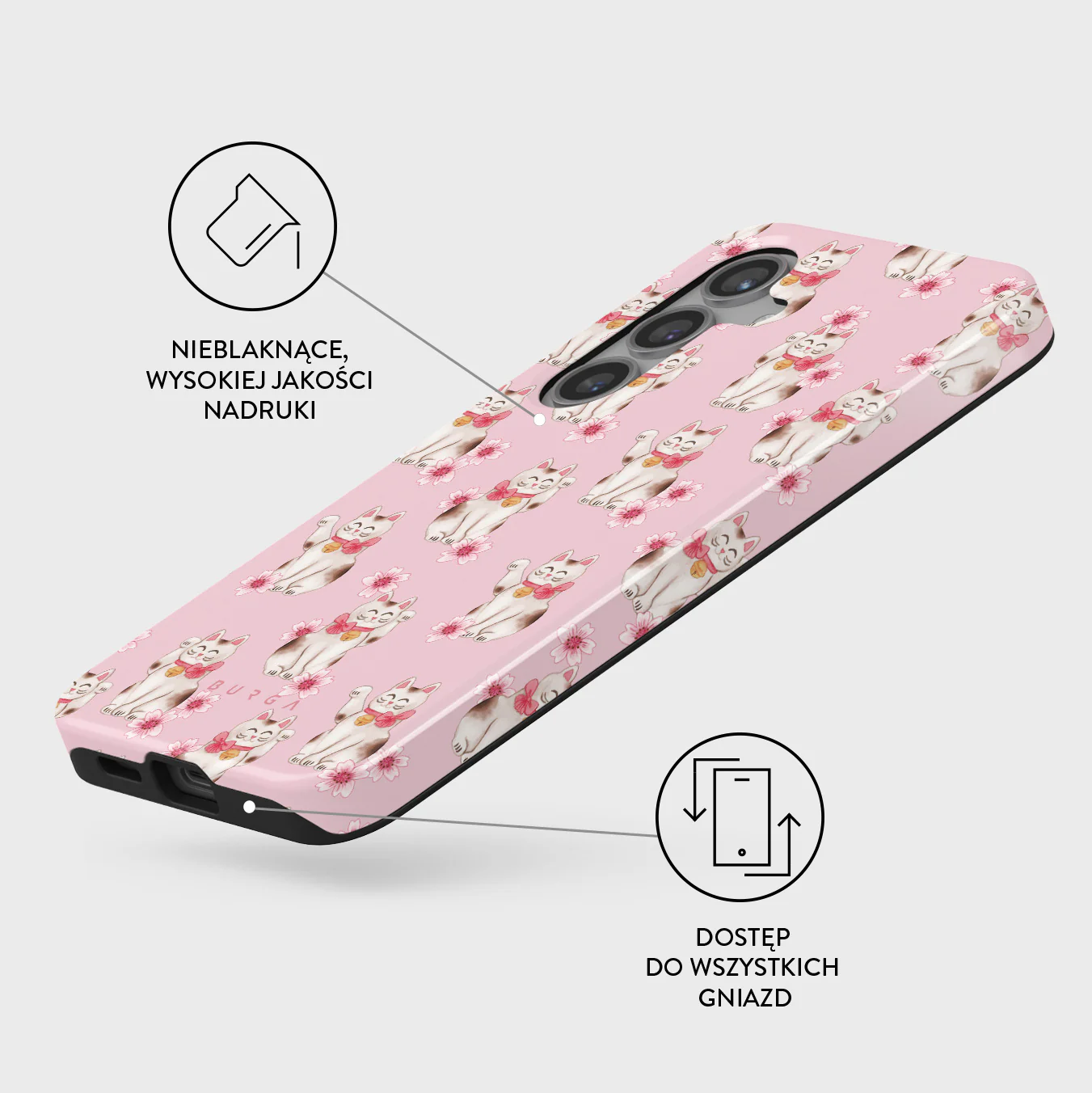 Maneki Neko - Samsung Galaxy S24 FE Etui - Image 3