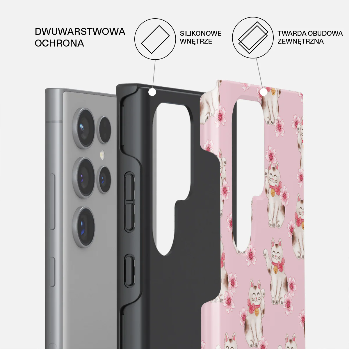 Maneki Neko - Samsung Galaxy S24 Ultra Etui - Image 2