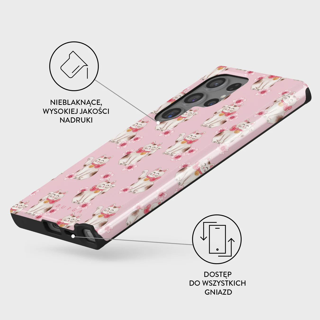 Maneki Neko - Samsung Galaxy S24 Ultra Etui - Image 3