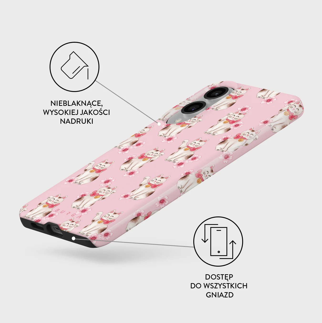 Maneki Neko - Samsung Galaxy S25 Edge Etui - Image 3