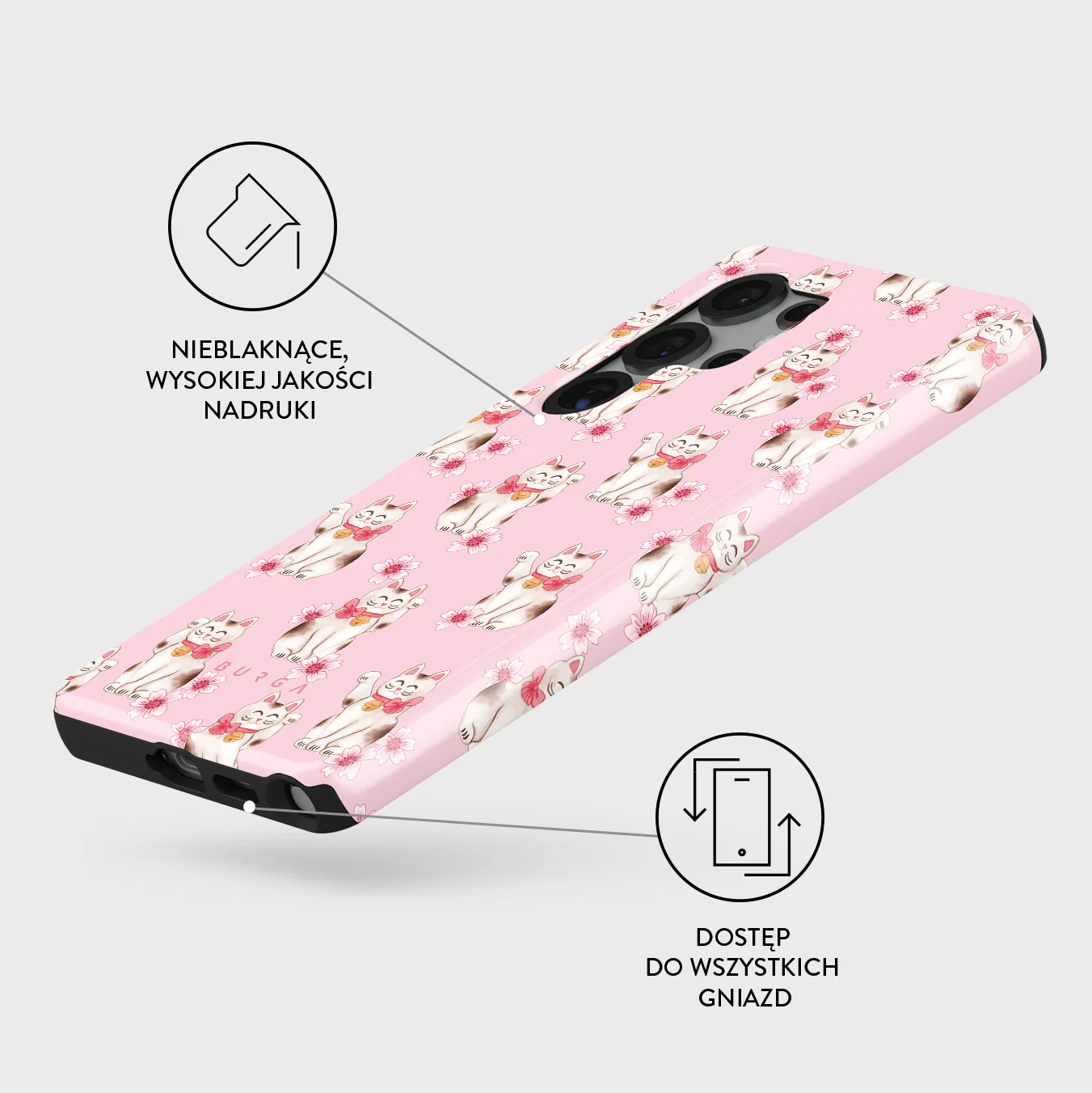 Maneki Neko - Samsung Galaxy S25 Ultra Etui - Image 3