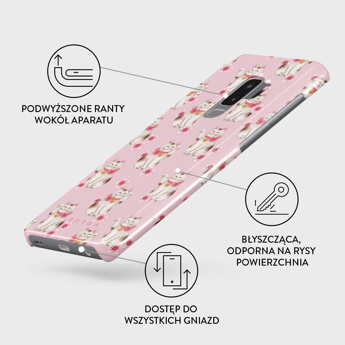 Maneki Neko - Samsung Galaxy S9 Plus Etui - Image 3