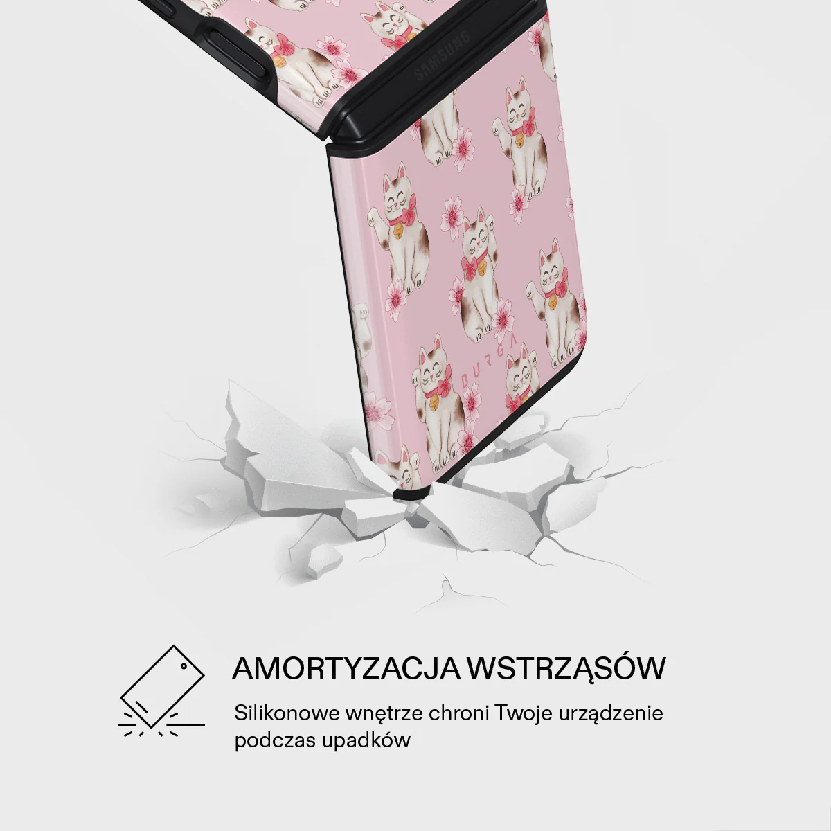 Maneki Neko - Samsung Galaxy Z Flip 3 Etui - Image 4