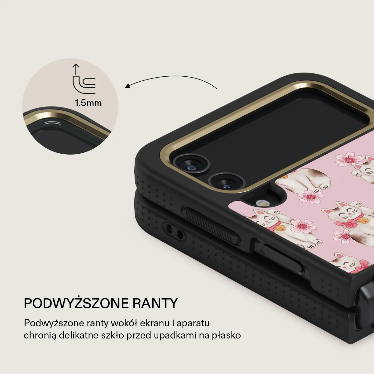 Maneki Neko - Samsung Galaxy Z Flip 4 Etui - Image 17