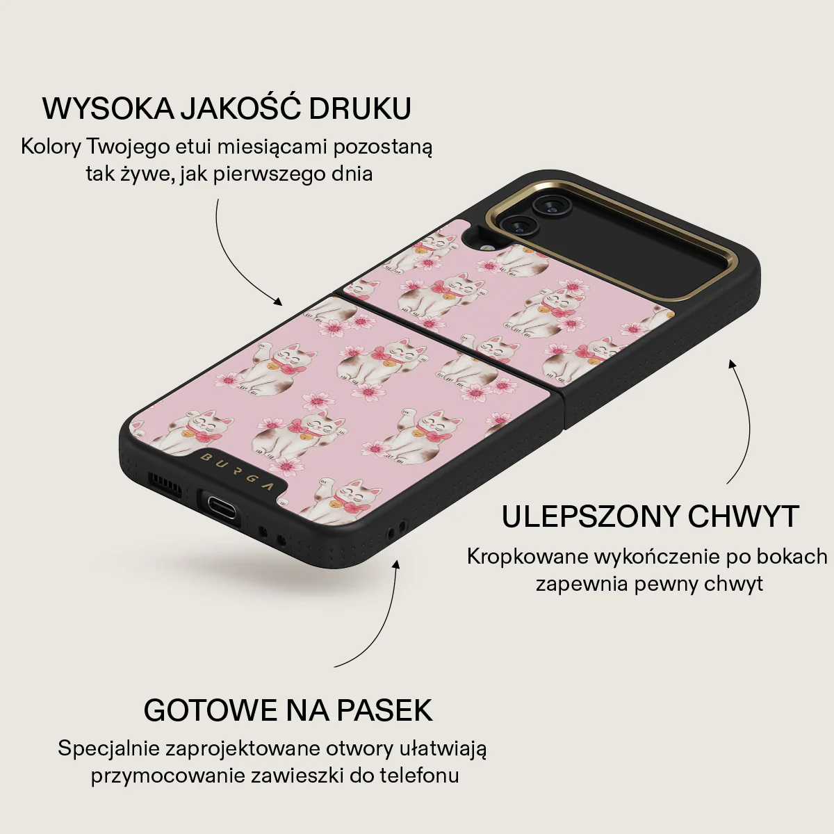 Maneki Neko - Samsung Galaxy Z Flip 4 Etui - Image 18