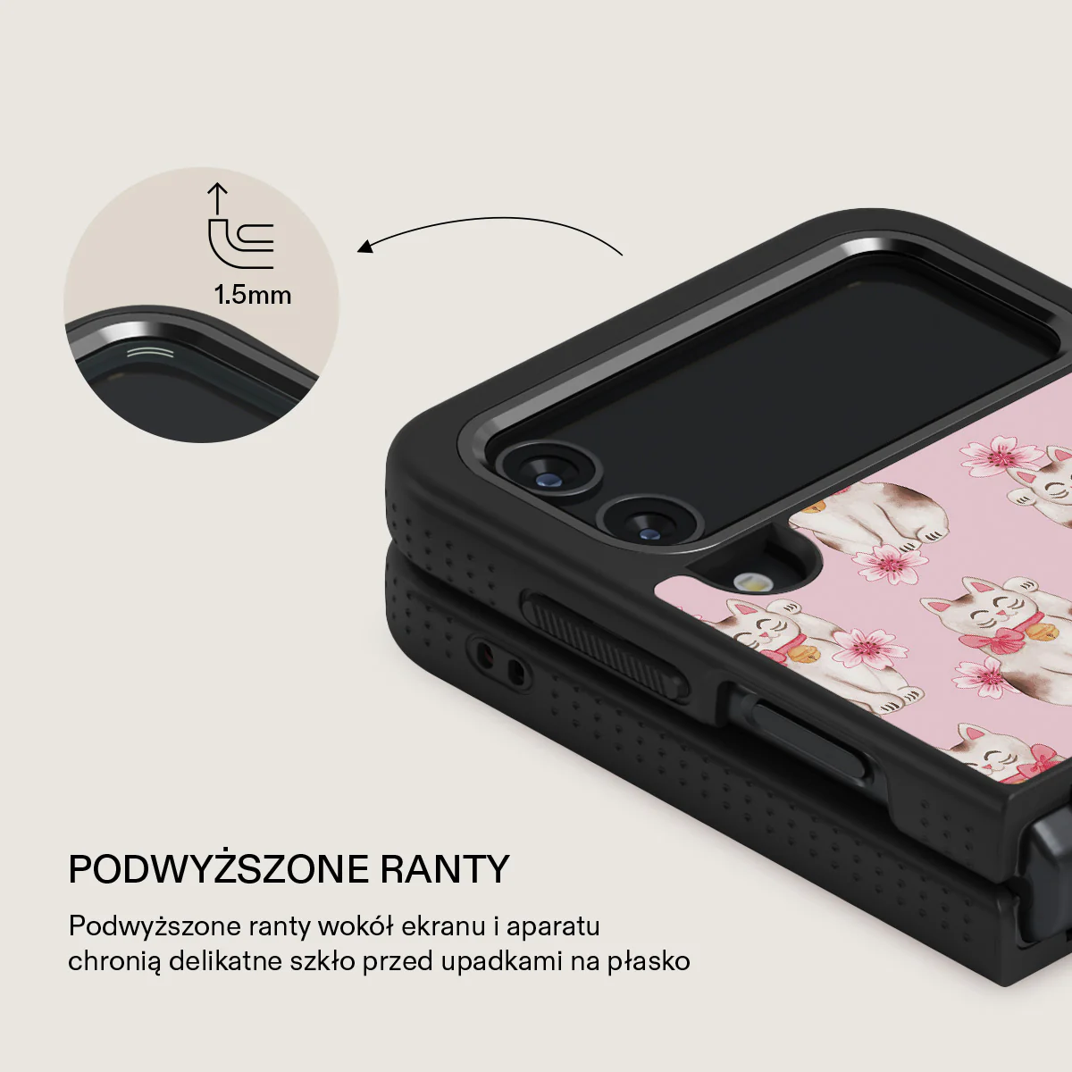 Maneki Neko - Samsung Galaxy Z Flip 4 Etui - Image 23