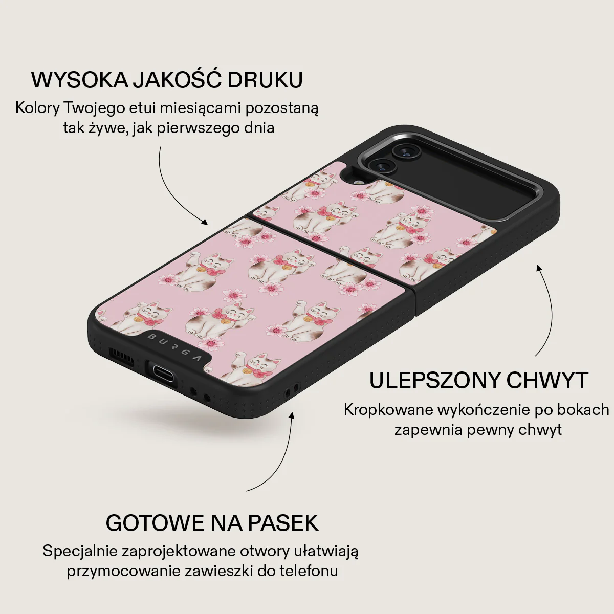 Maneki Neko - Samsung Galaxy Z Flip 4 Etui - Image 24