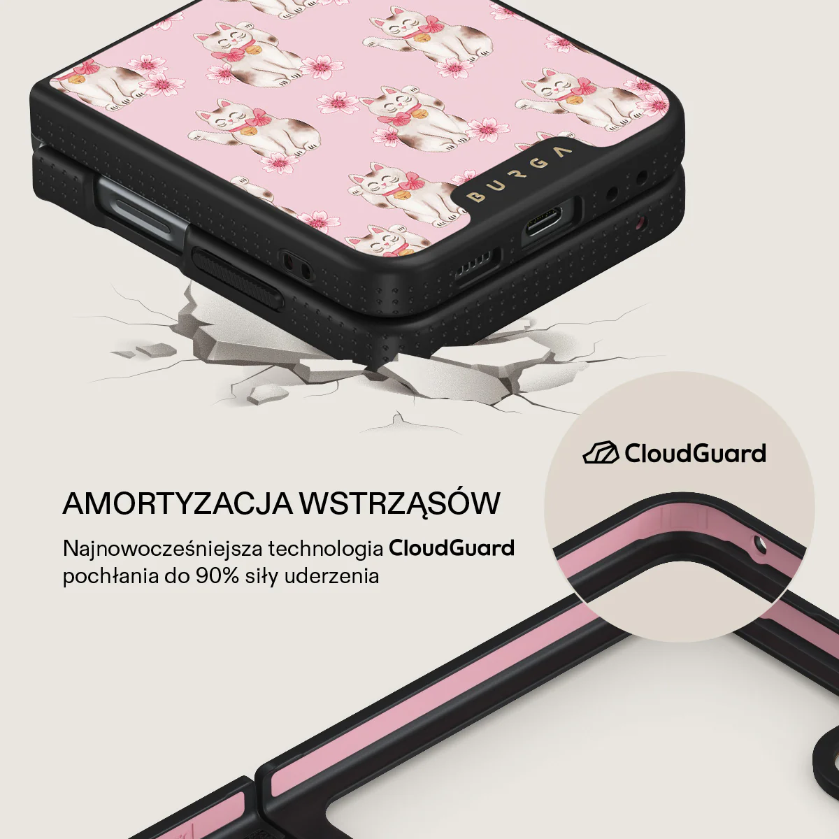 Maneki Neko - Samsung Galaxy Z Flip 5 Etui - Image 10