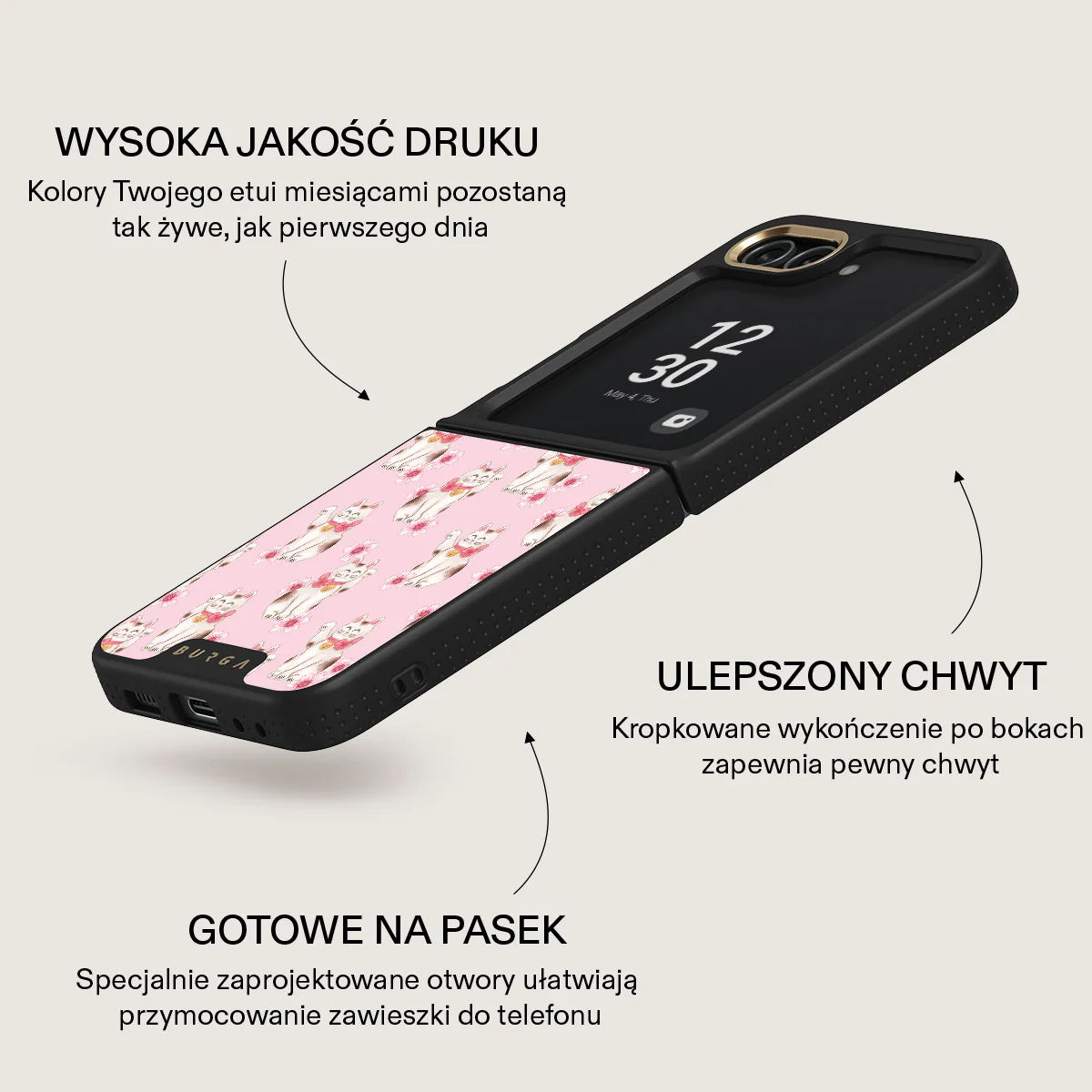 Maneki Neko - Samsung Galaxy Z Flip 5 Etui - Image 12