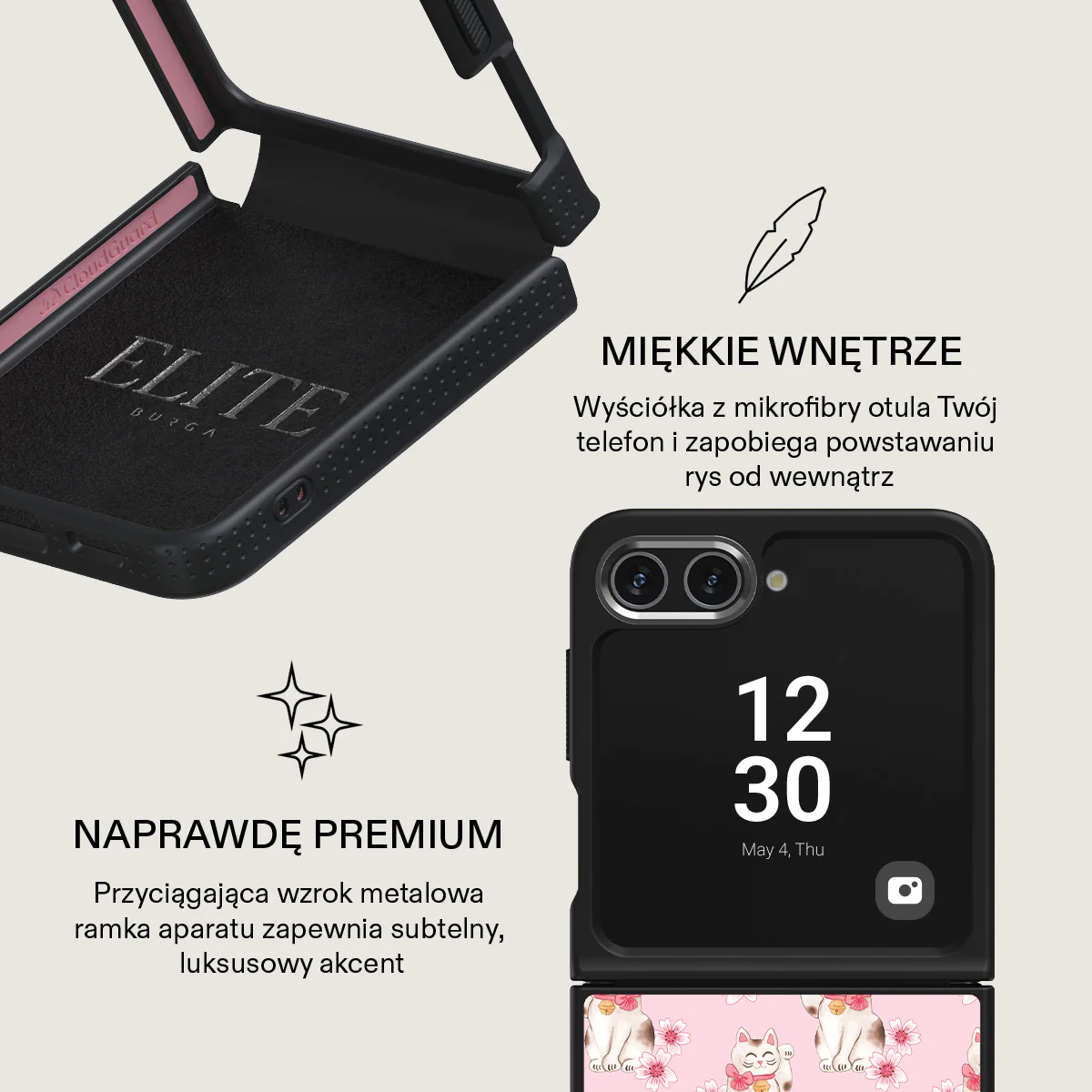 Maneki Neko - Samsung Galaxy Z Flip 5 Etui - Image 20