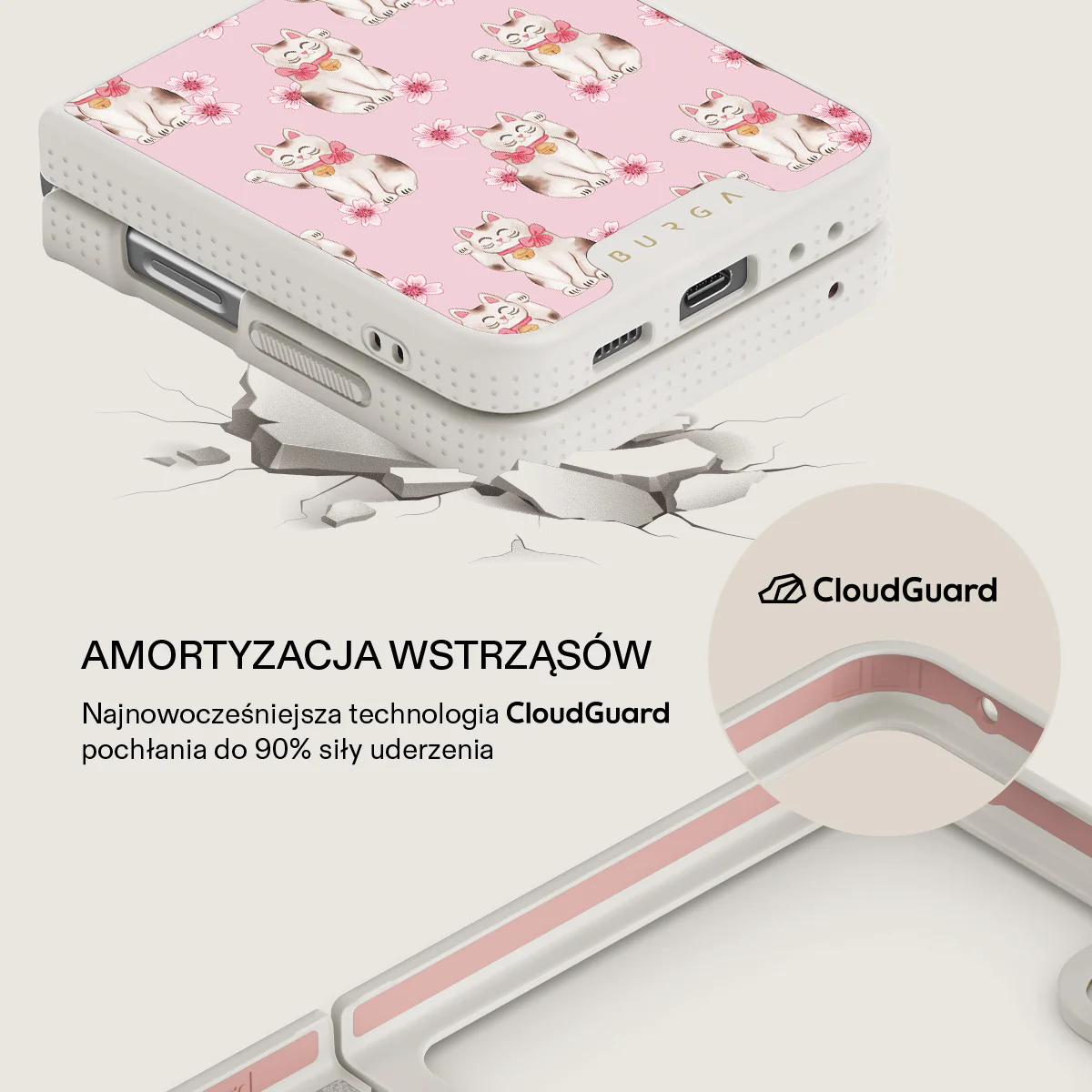Maneki Neko - Samsung Galaxy Z Flip 5 Etui - Image 24
