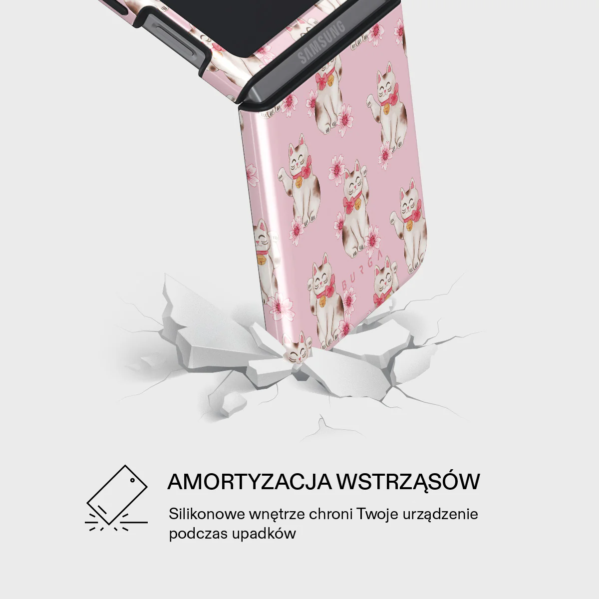 Maneki Neko - Samsung Galaxy Z Flip 5 Etui - Image 4