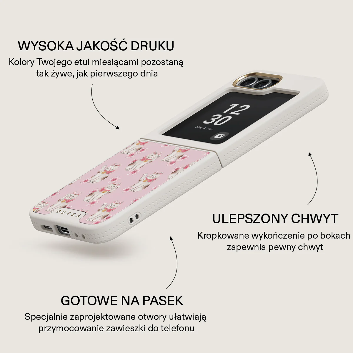 Maneki Neko - Samsung Galaxy Z Flip 6 Etui - Image 24