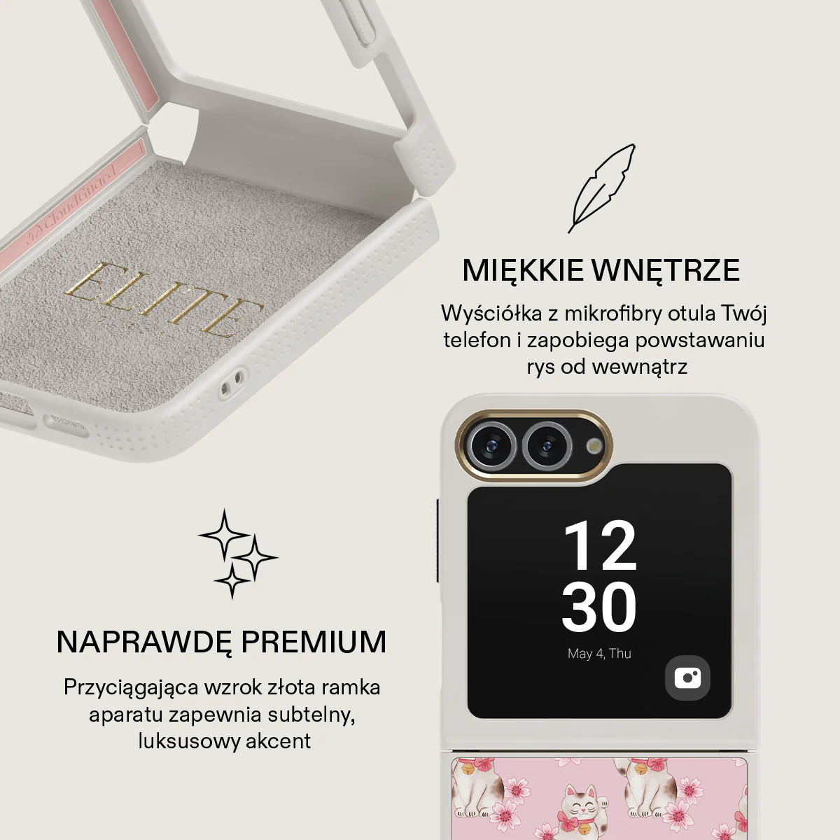 Maneki Neko - Samsung Galaxy Z Flip 6 Etui - Image 25