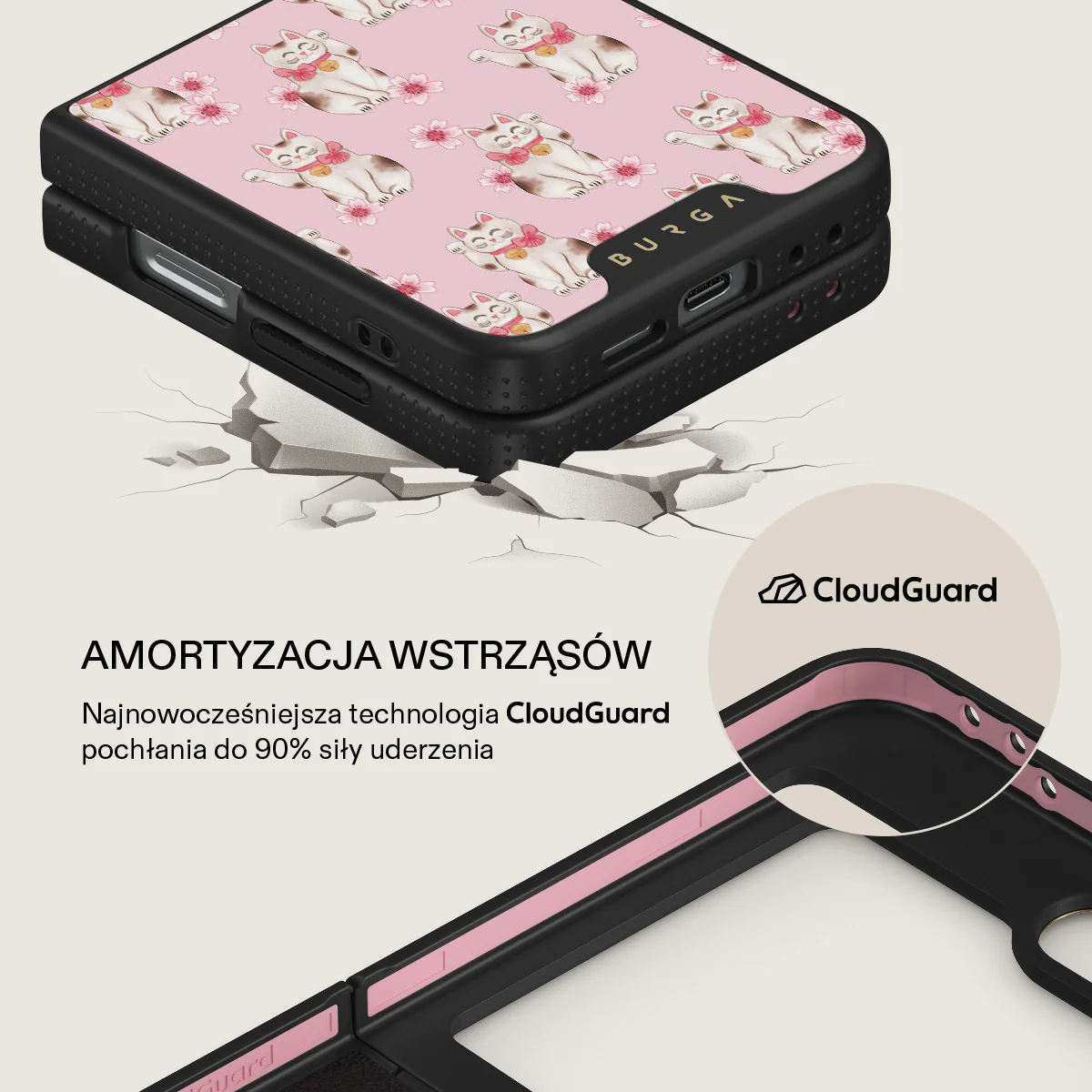 Maneki Neko - Samsung Galaxy Z Flip 6 Etui - Image 8