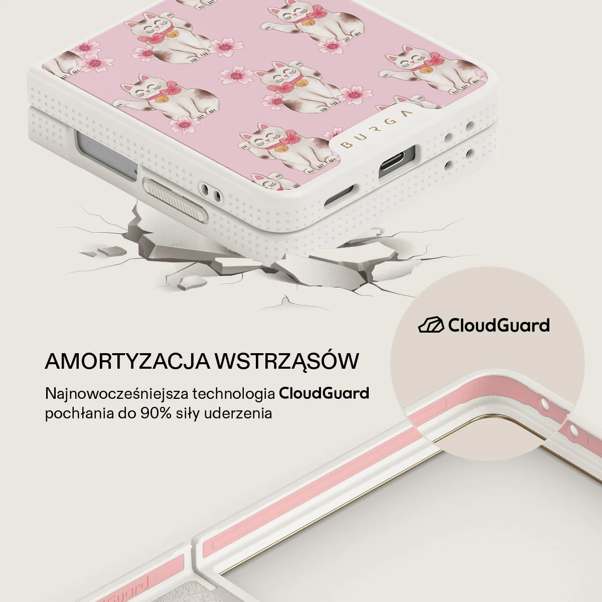 Maneki Neko - Samsung Galaxy Z Flip 7 Etui - Image 21