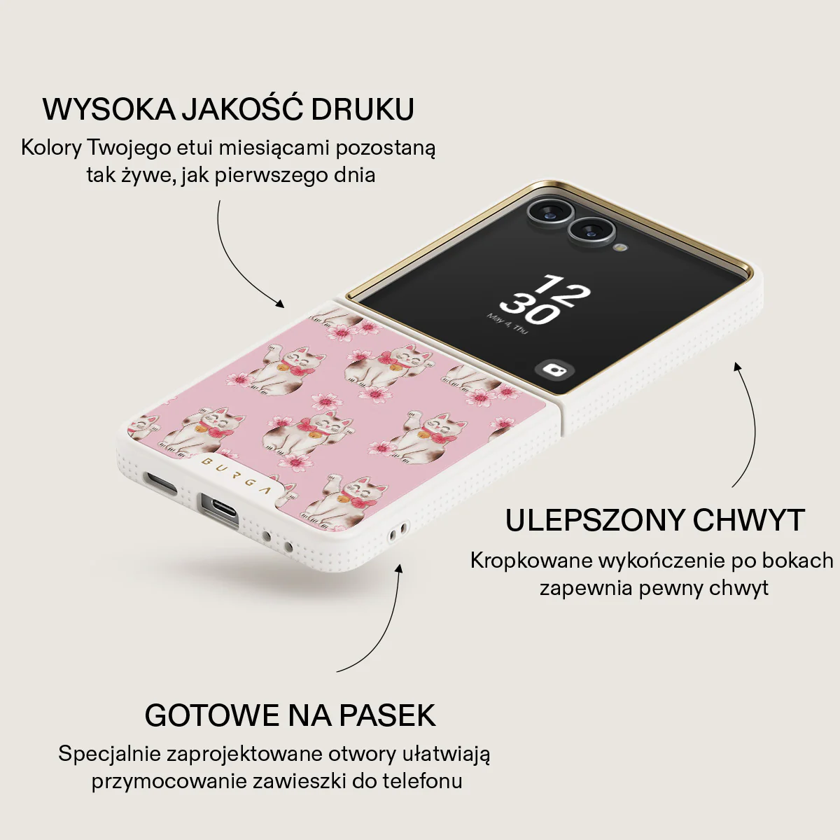 Maneki Neko - Samsung Galaxy Z Flip 7 Etui - Image 23