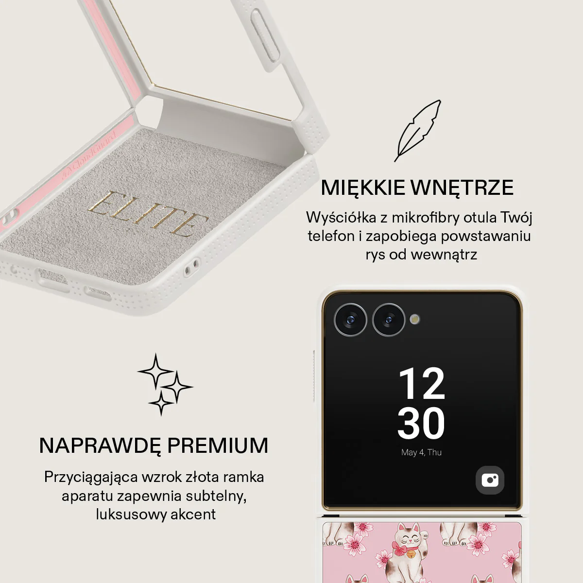Maneki Neko - Samsung Galaxy Z Flip 7 Etui - Image 24
