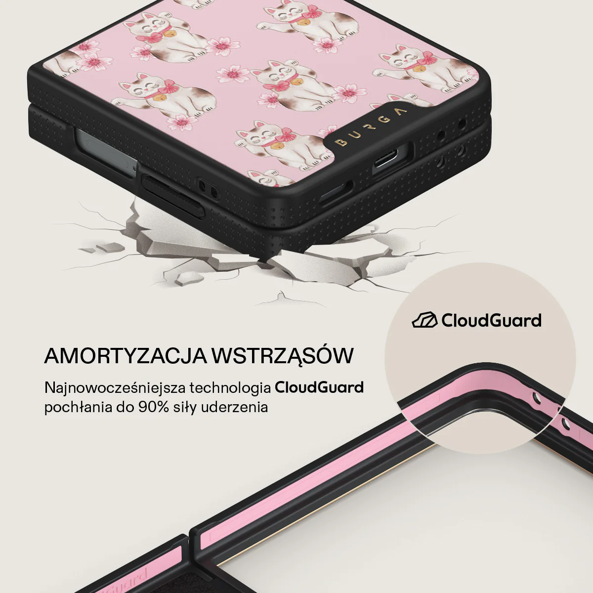 Maneki Neko - Samsung Galaxy Z Flip 7 Etui - Image 7