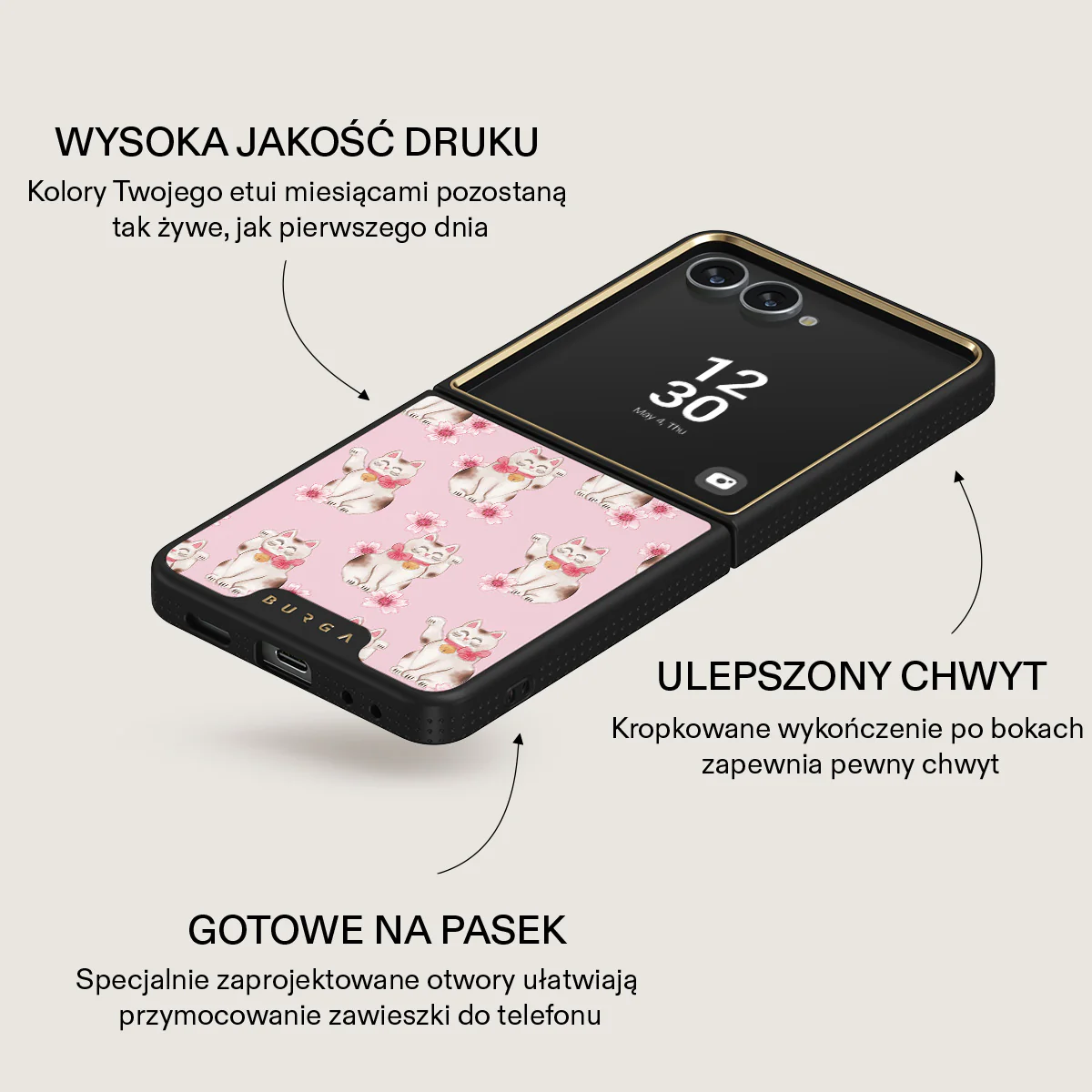 Maneki Neko - Samsung Galaxy Z Flip 7 Etui - Image 9