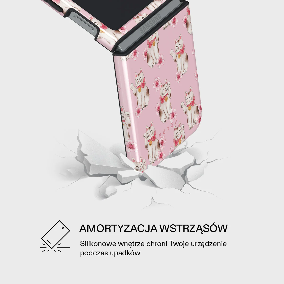 Maneki Neko - Samsung Galaxy Z Flip 7 FE Etui - Image 4